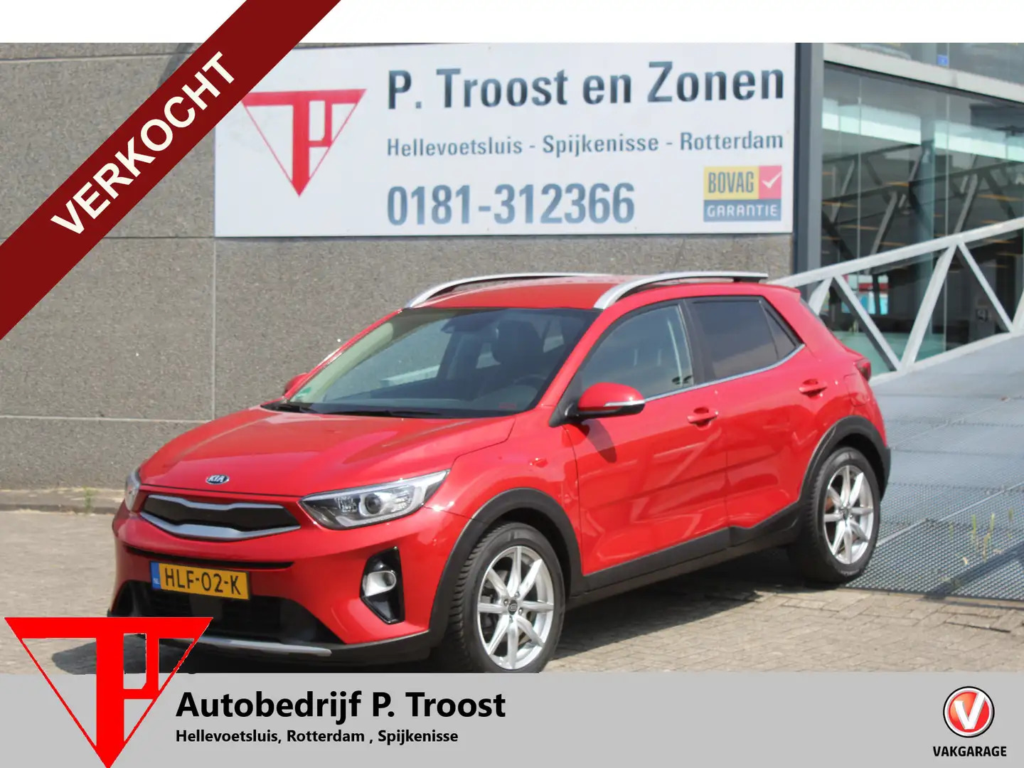 Kia Stonic 1.0 T-GDi DynamicLine Navigatie/Climate control/Cr Rouge - 1