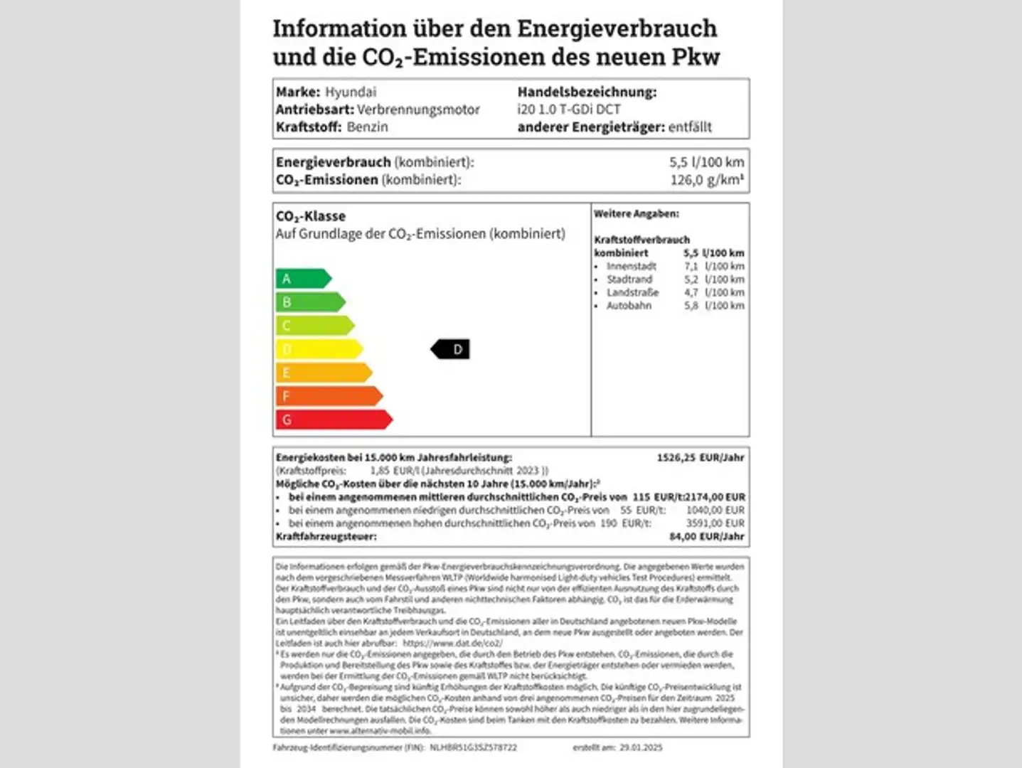 Hyundai i20 1.0 T-GDi DCT N Line VIRTUAL/NAVI/BOSE Zwart - 2