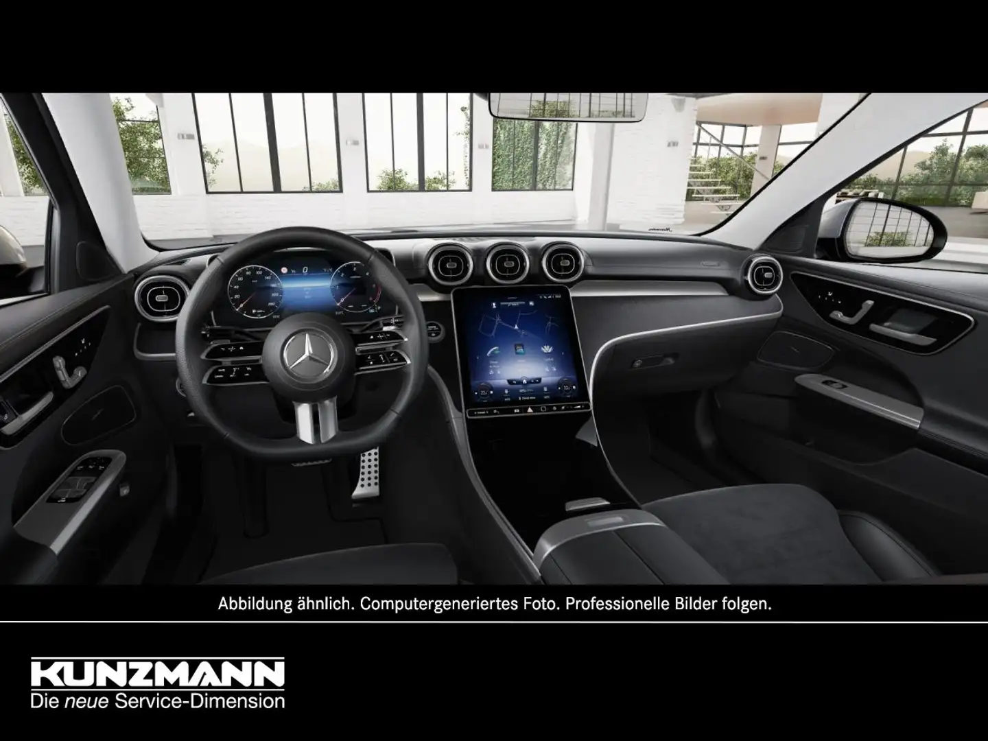 Mercedes-Benz C 220 d AMG Navi Distronic Memory AHK Kamera Silber - 2