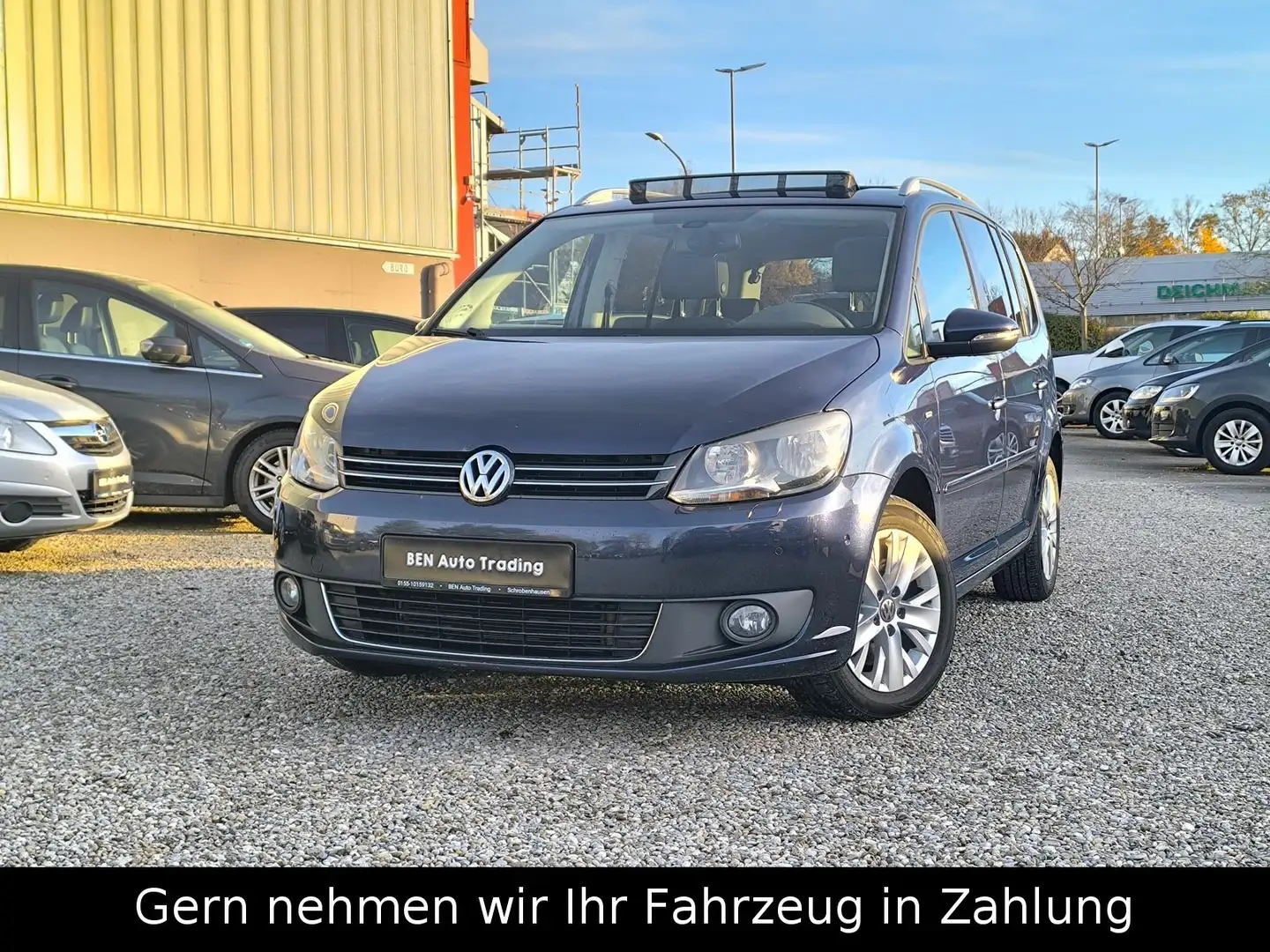 Volkswagen Touran Life BMT Kamera°Temp°Navi°PDC°AHK°BT°STHZ Bleu - 1