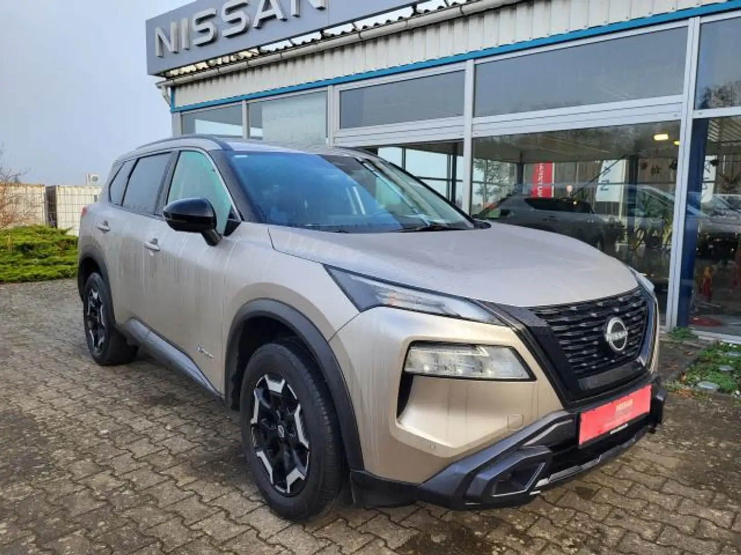 Nissan X-Trail N-TREK E-POWER 4X4 LEDER AHK 8FACH BEREIFT Beige - 1