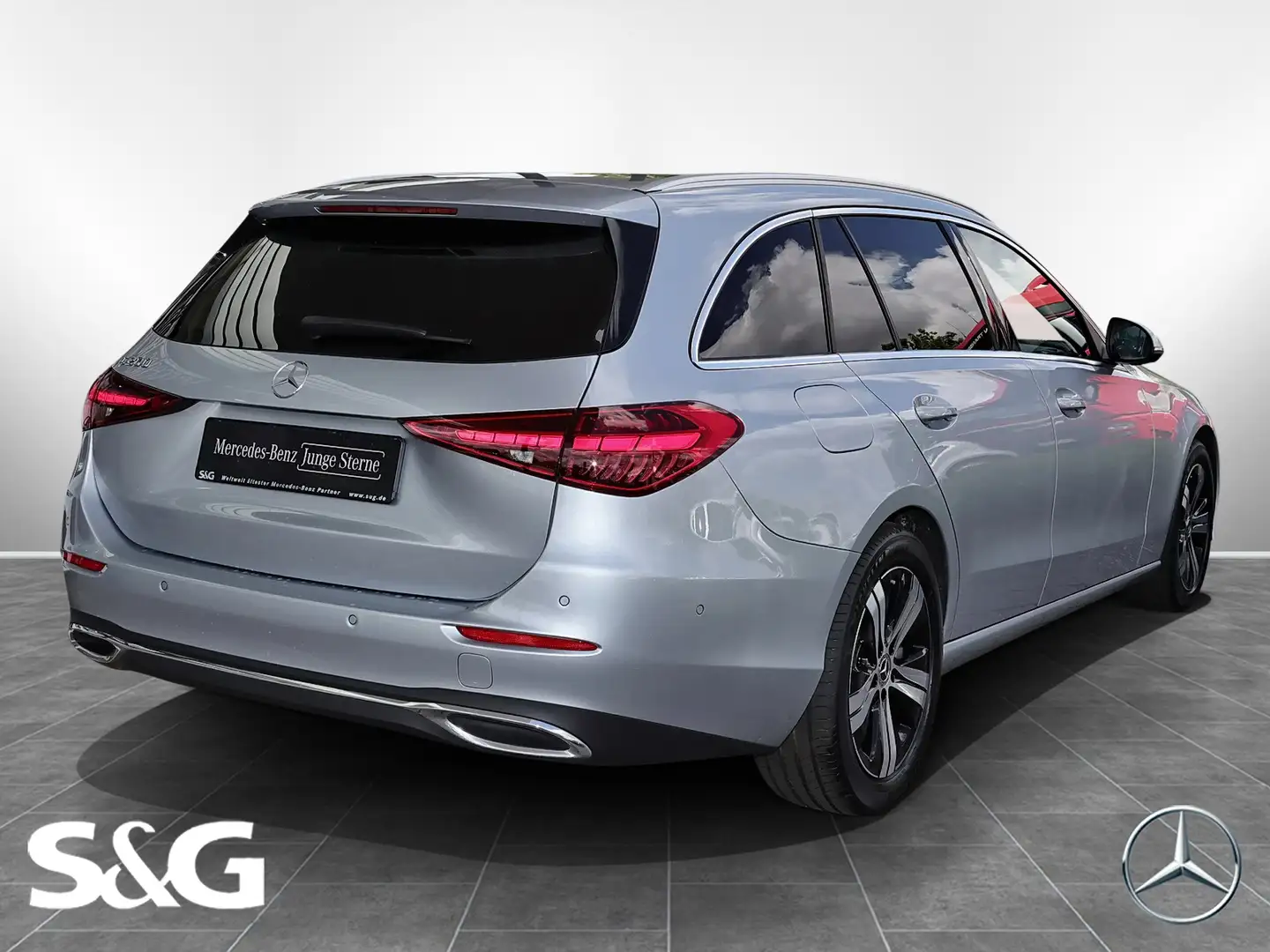 Mercedes-Benz C 200 T Avantgarde AHK+TOTWINKEL+17 ZOLL+KAMERA Zilver - 2