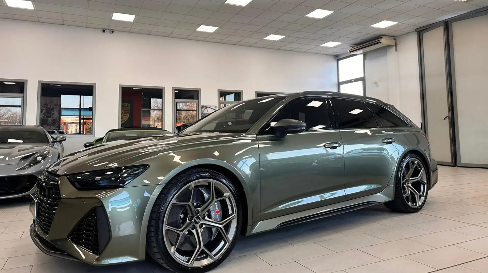 Audi RS6 Avant 4.0 mhev performance "EXCLUSIVE/KERAMIC Zöld - 2