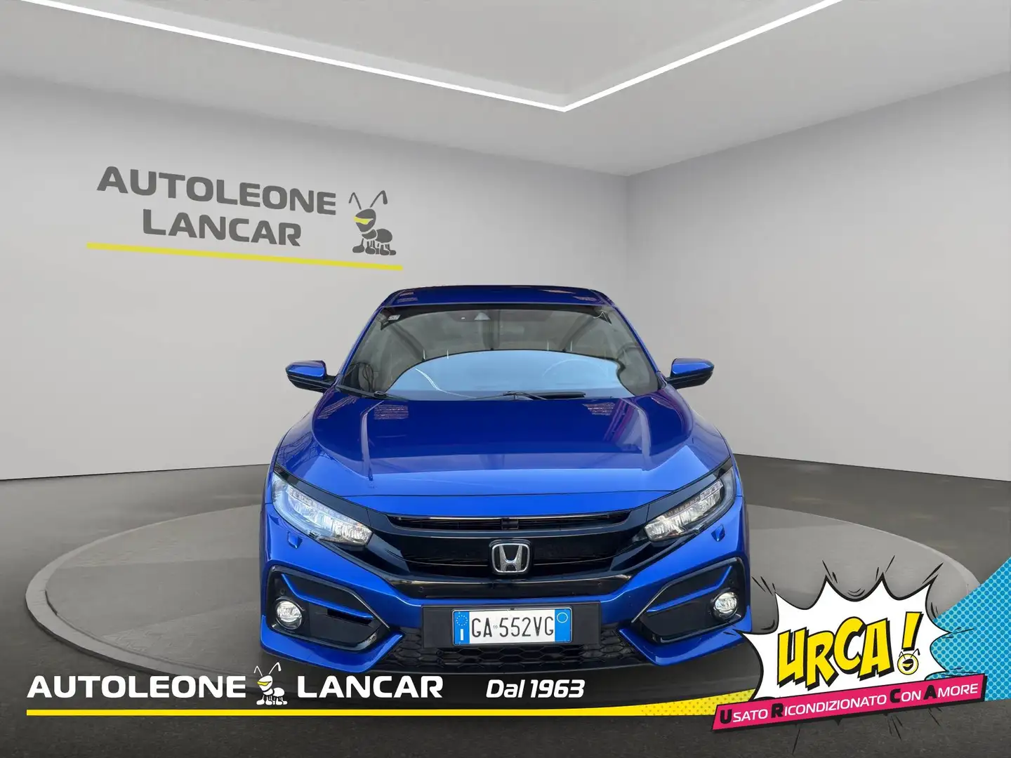 Honda Civic 5p 1.0 Turbo Elegance Navi 127cv 1 PROPRIETARIO Albastru - 2