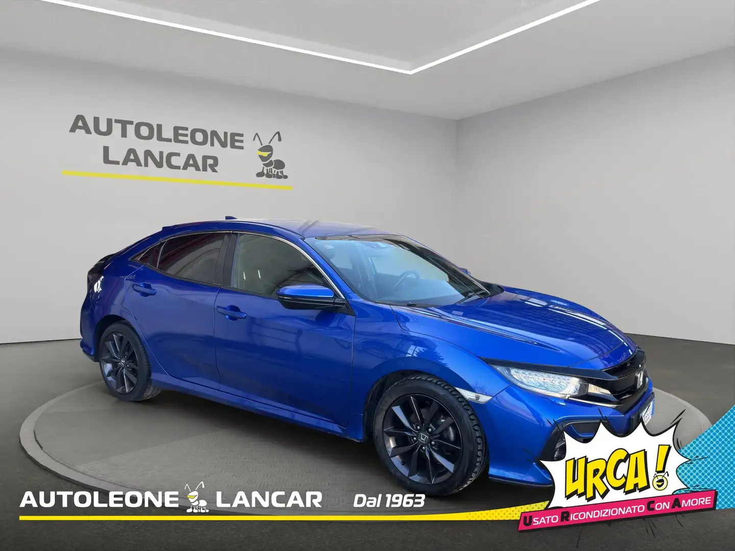 Honda Civic 5p 1.0 Turbo Elegance Navi 127cv 1 PROPRIETARIO Albastru - 1