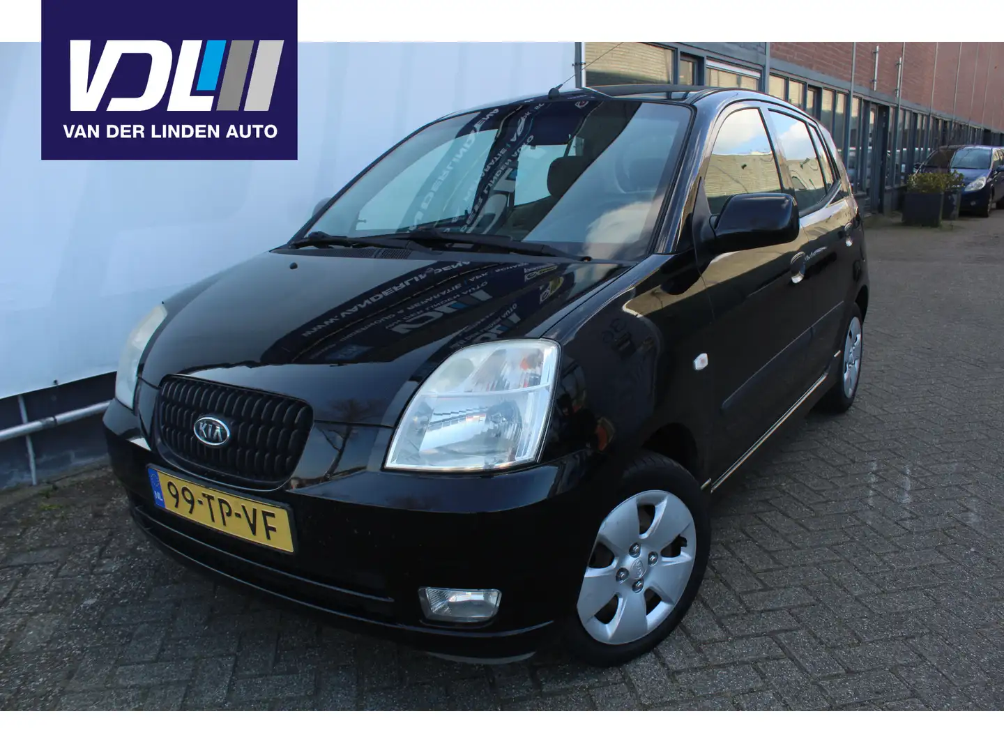 Kia Picanto 1.0 Bling Airco I Elek ramen l Handel Zwart - 1