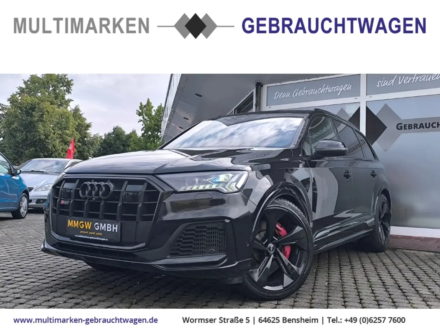 Audi SQ7 4.0 quattro TDI EU6d-T 7Sitz/HUD/Luft/AHK/StandHZG Schwarz - 1