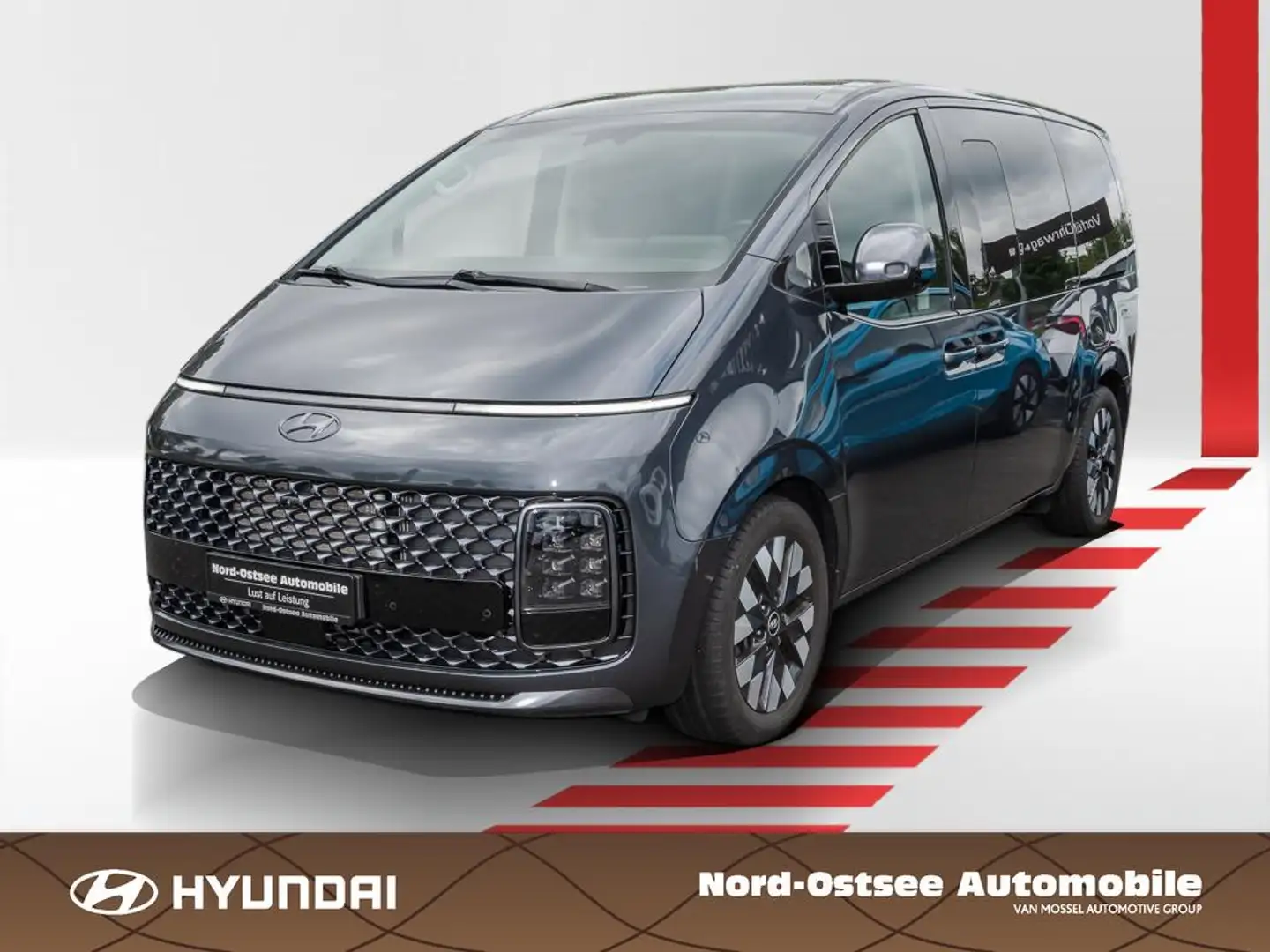 Hyundai STARIA 2.2 CRDi Signature 4WD  NAVI 360° SHZ Gris - 1