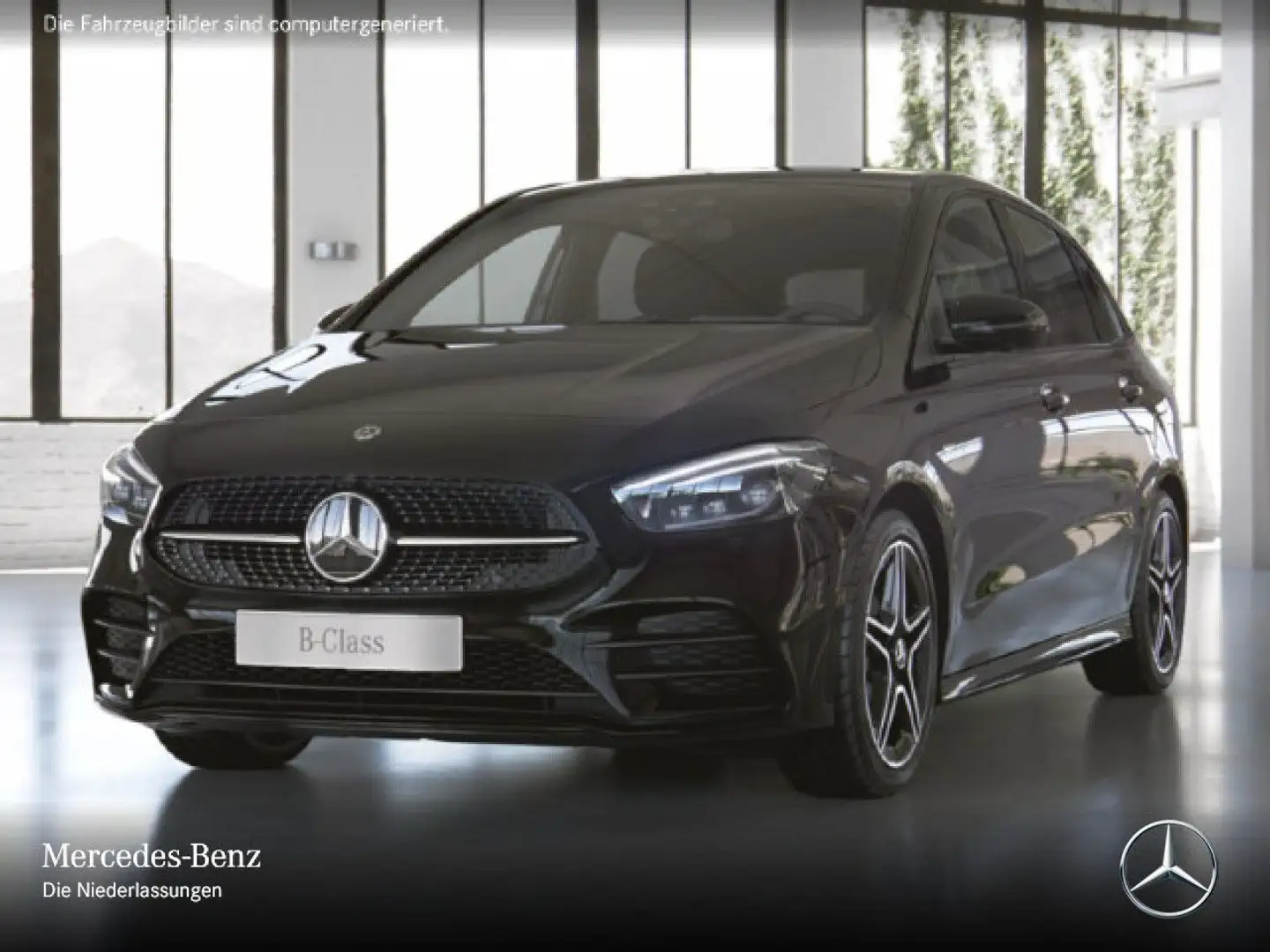 Mercedes-Benz B 200 d EDITION 2020+AMG+NIGHT+360°+MULTIBEAM+8G Schwarz - 2