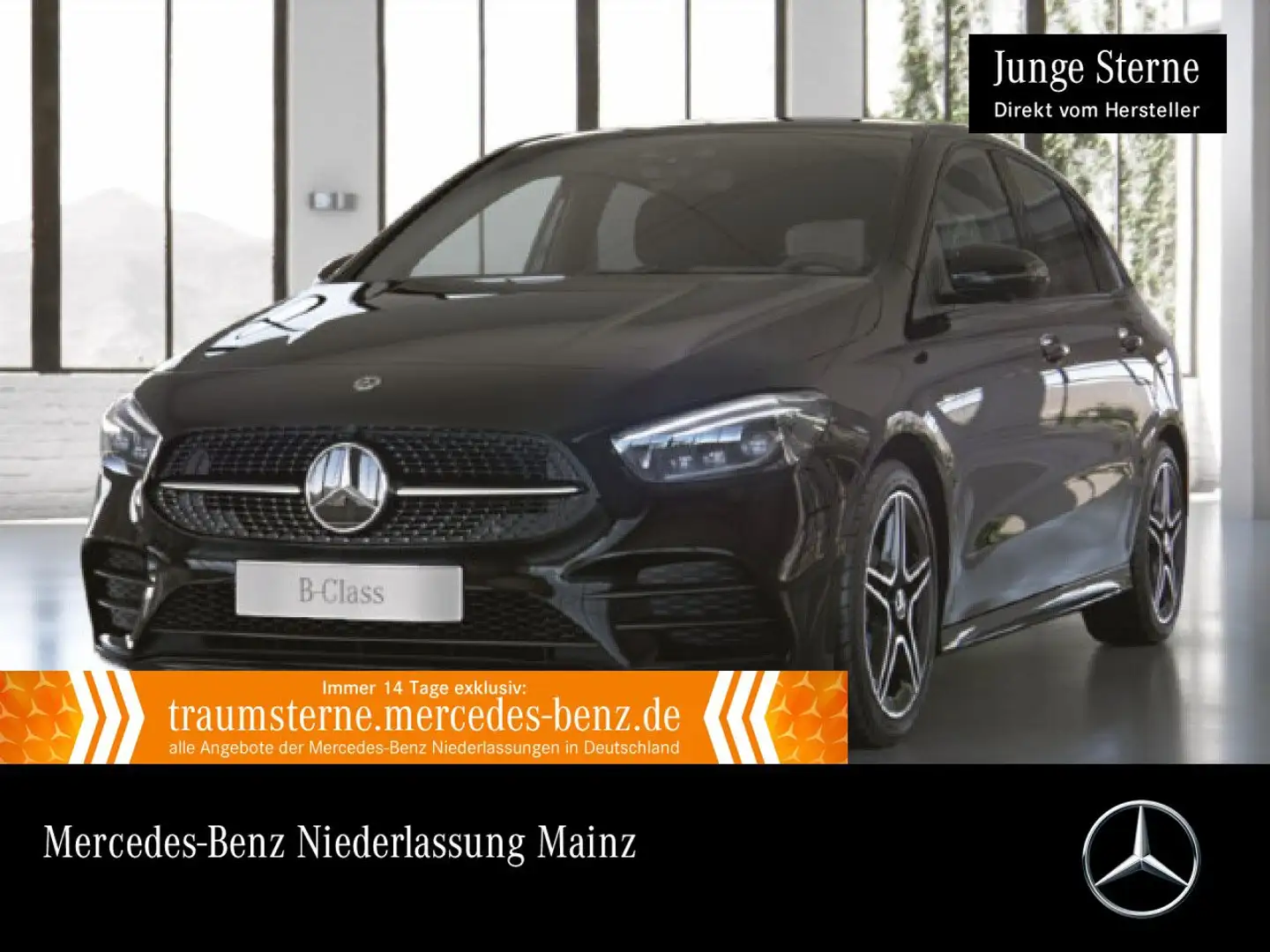 Mercedes-Benz B 200 d EDITION 2020+AMG+NIGHT+360°+MULTIBEAM+8G Schwarz - 1