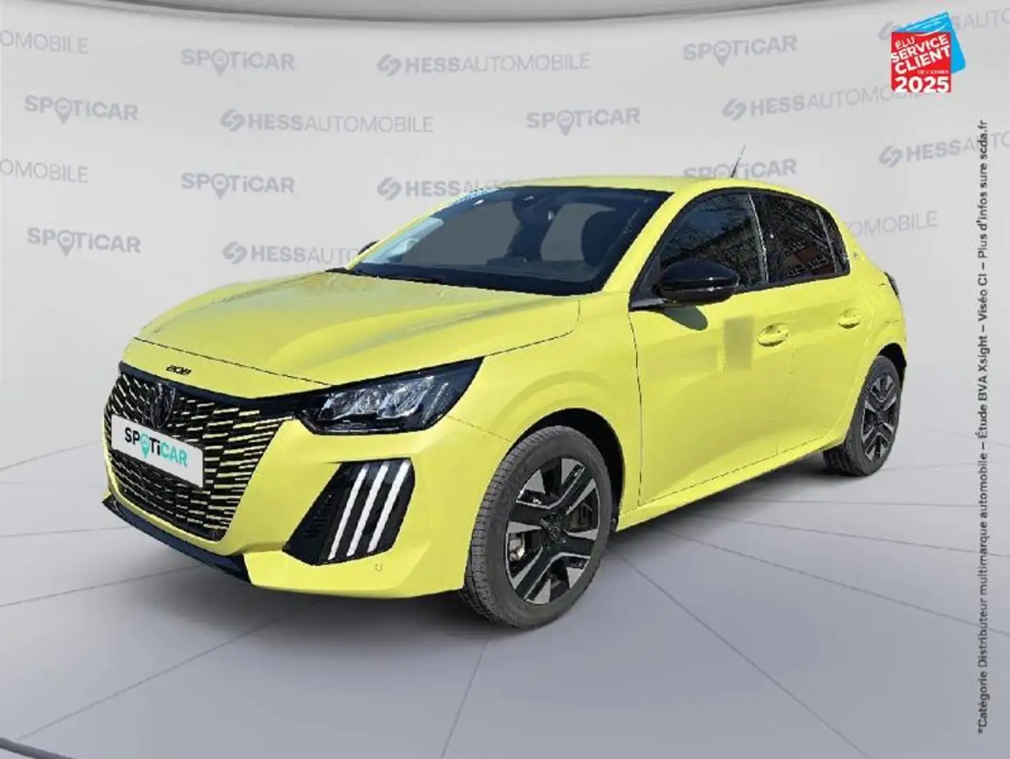 Peugeot e-208 e-208 136ch Active Jaune - 1