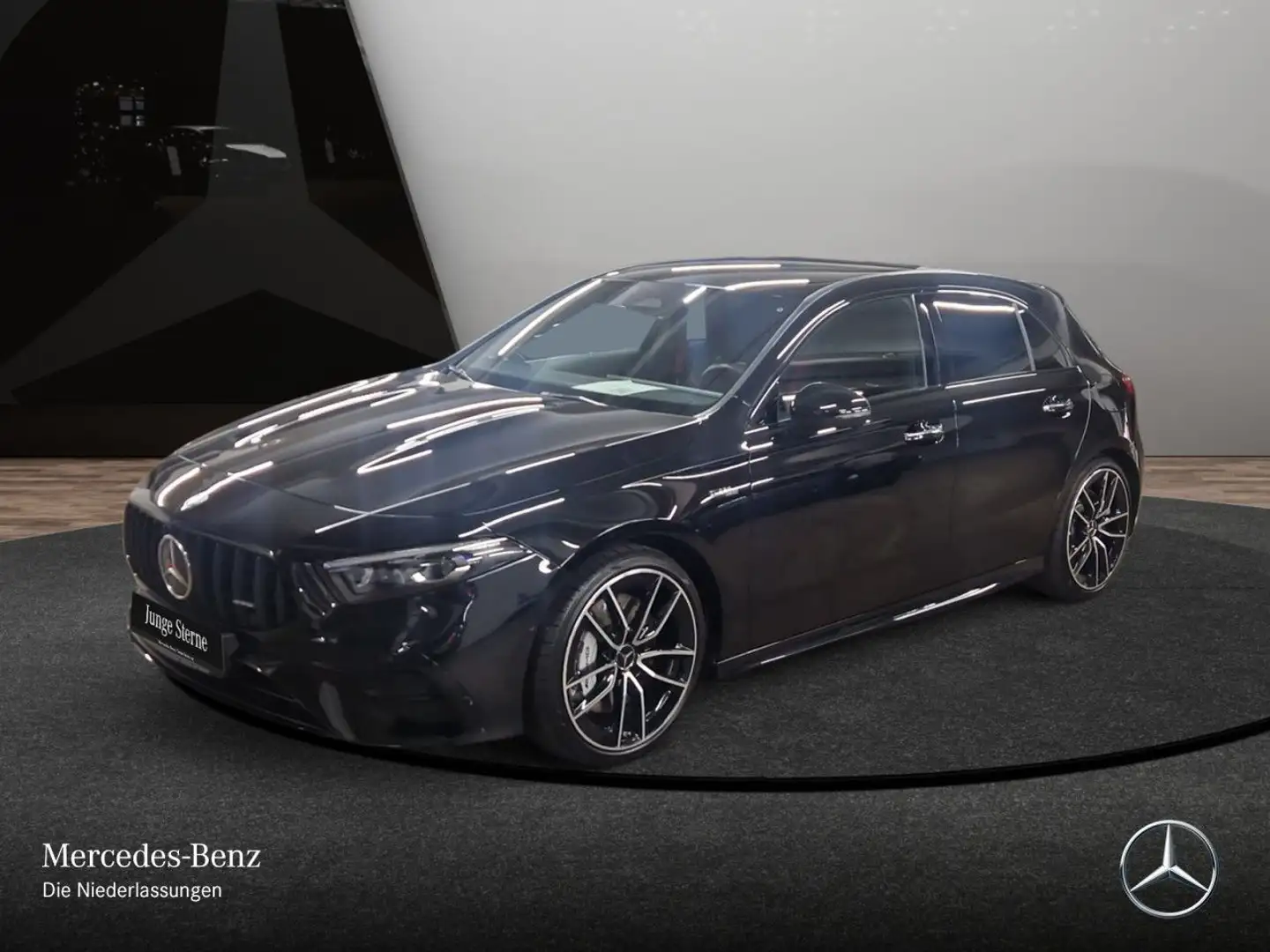 Mercedes-Benz A 35 AMG A 35 4M Kompakt AMG+MULTIBEAM+BURMESTER+PERFSITZE Schwarz - 2
