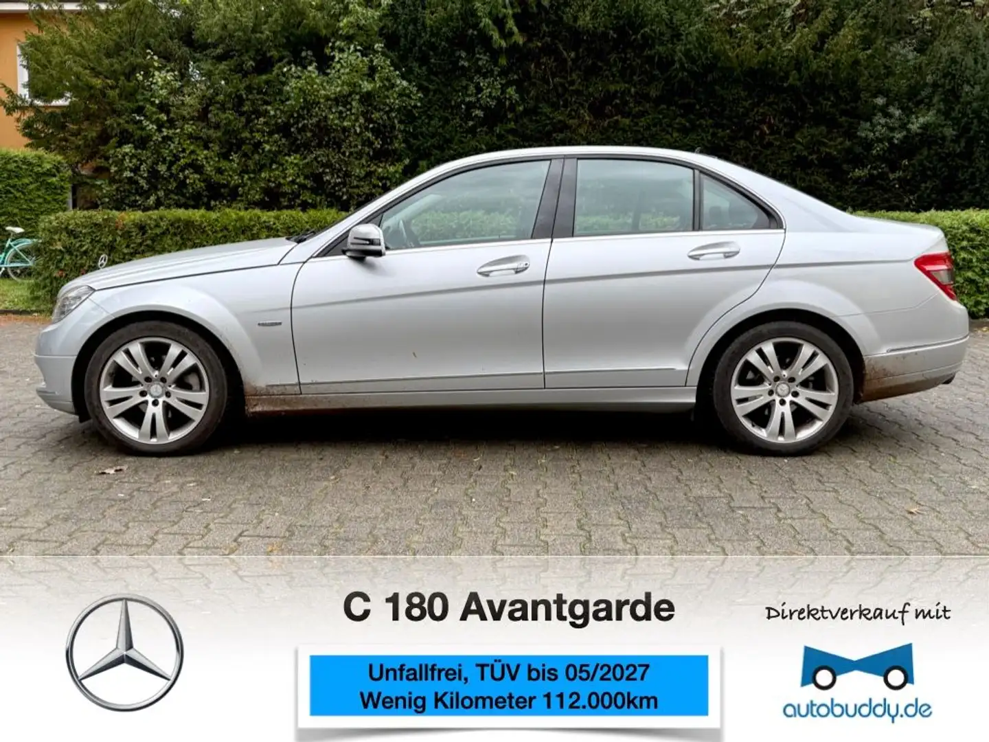 Mercedes-Benz C 180 Avantgarde CGI BlueEfficiency Argent - 1