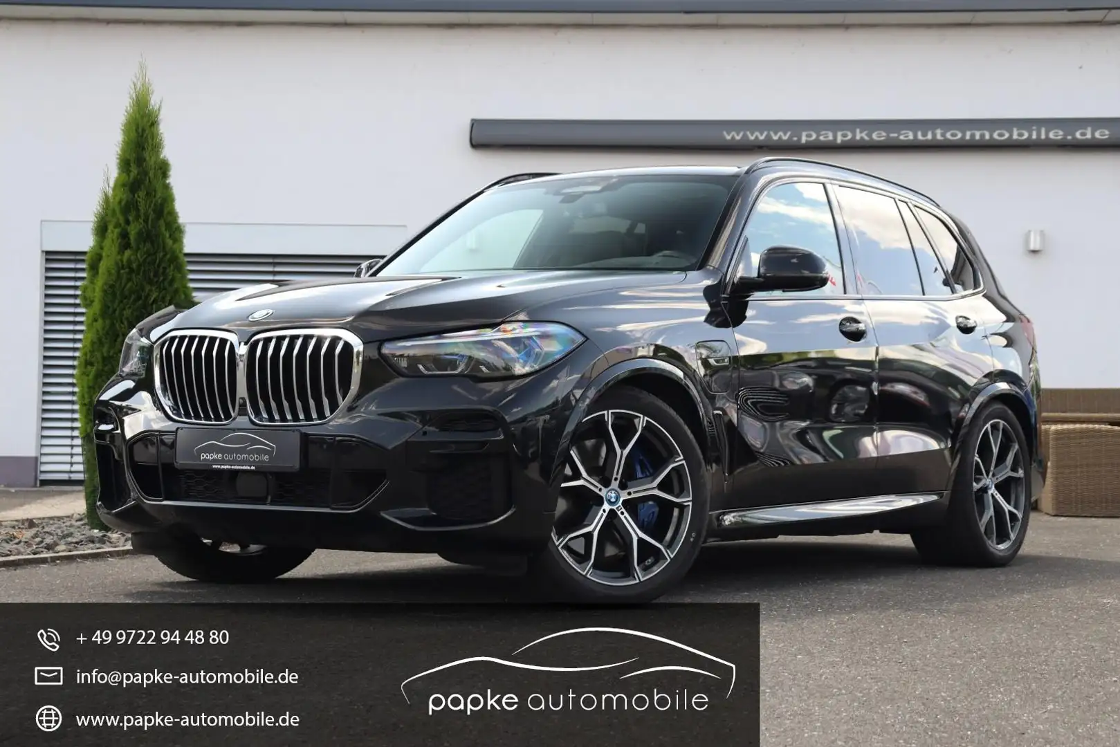 BMW X5 xDrive 45 e M Sport +AHK+SITZBELÜFT+LASER+21"+ Schwarz - 1