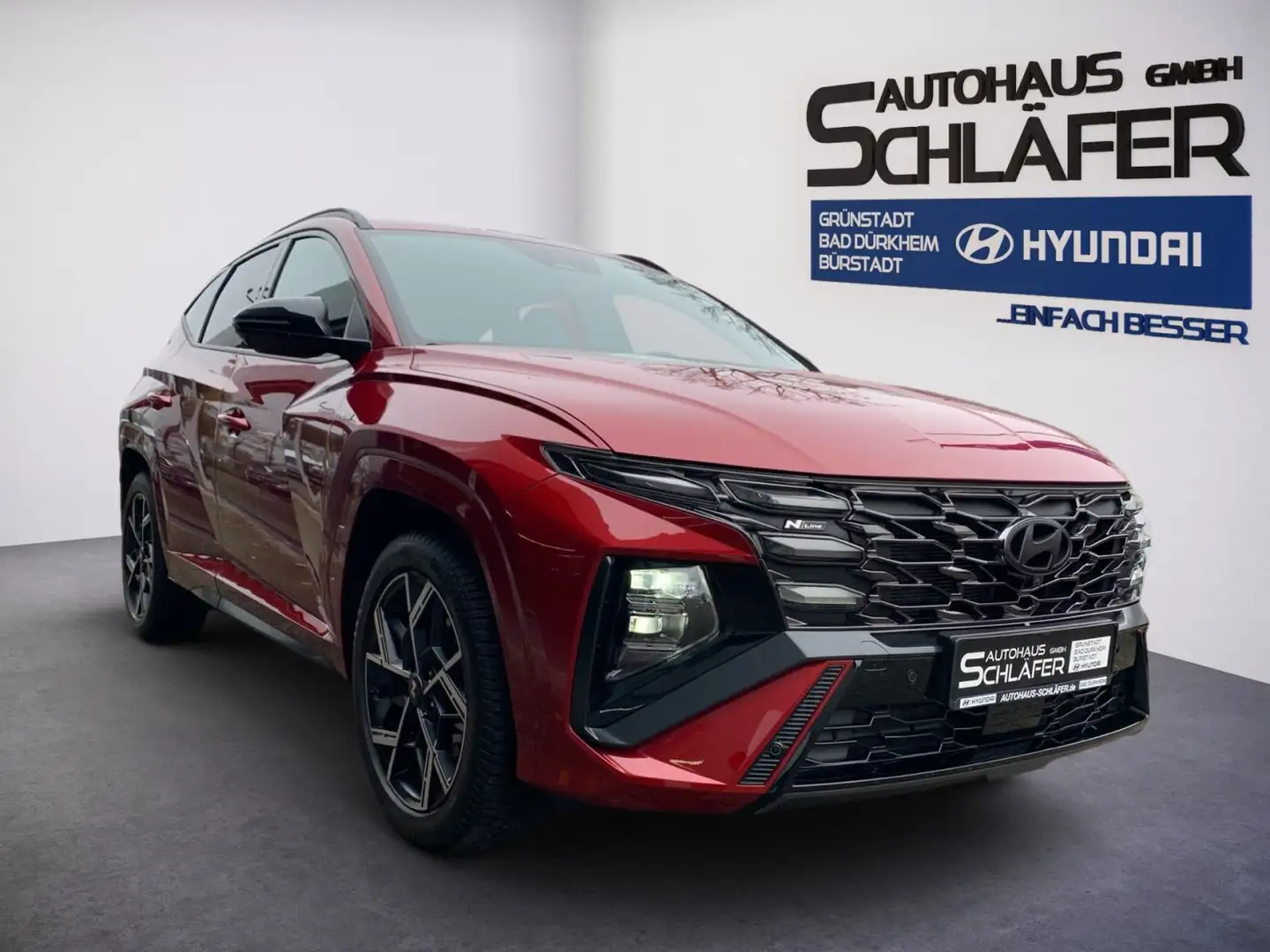 Hyundai TUCSON TUCSON 1.6 T-GDI 7-DCT N Line Mild-Hybrid Assi-P Rouge - 2