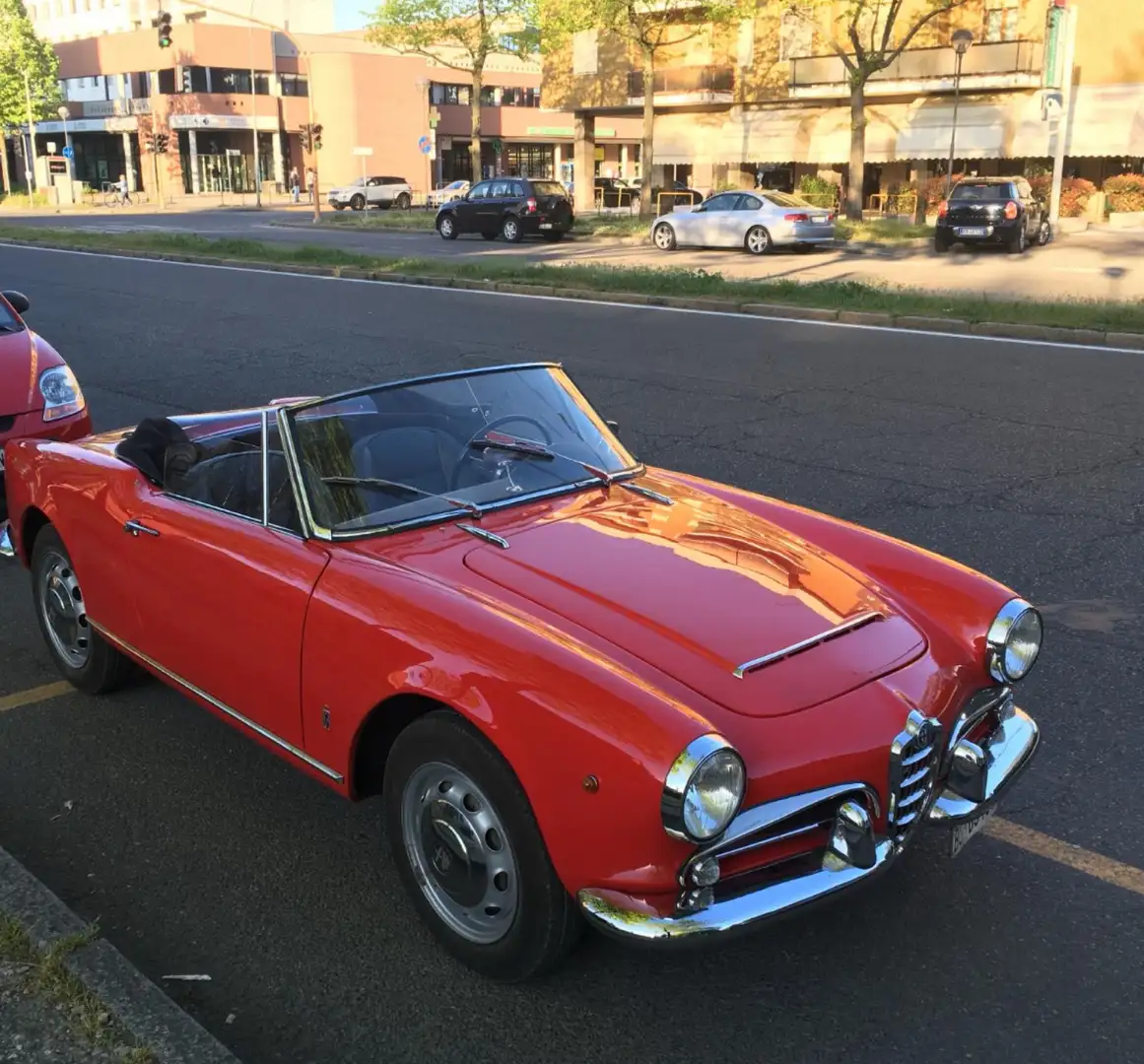 Alfa Romeo Giulia spider 1600 restauro completo Rosso - 1