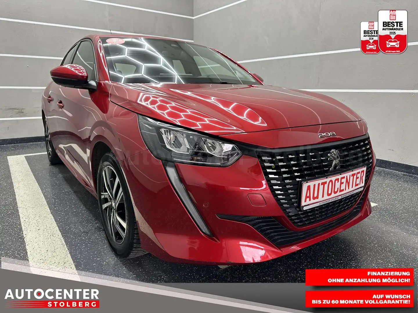 Peugeot 208 Allure "1 HAND-NAVI-CAM-MULTI-TÜV NEU-ALU" Rouge - 2