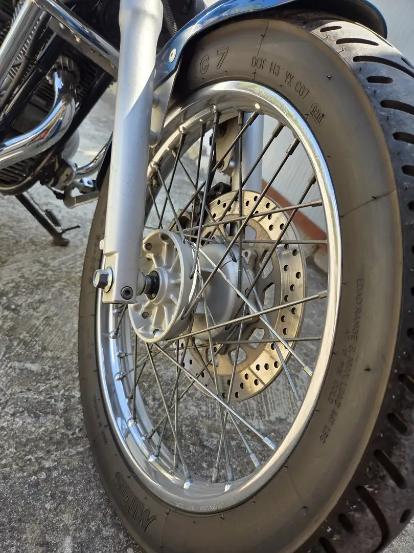 Yamaha XV 125 custom Blauw - 2