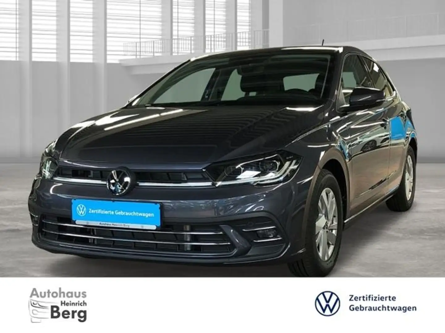 Volkswagen Polo Style 1.0 TSI DSG AHK Panodach Navi LED Blendfreie Grau - 1
