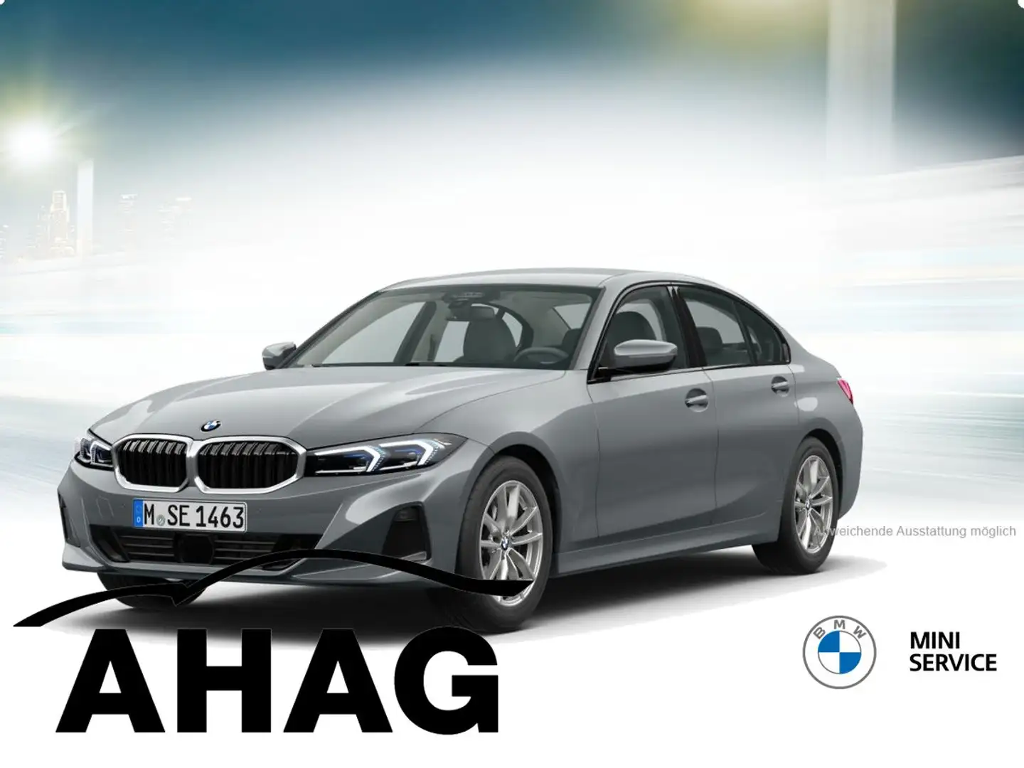 BMW 318 i Automatik Innovationsp. Klimaaut. AHK Grau - 1