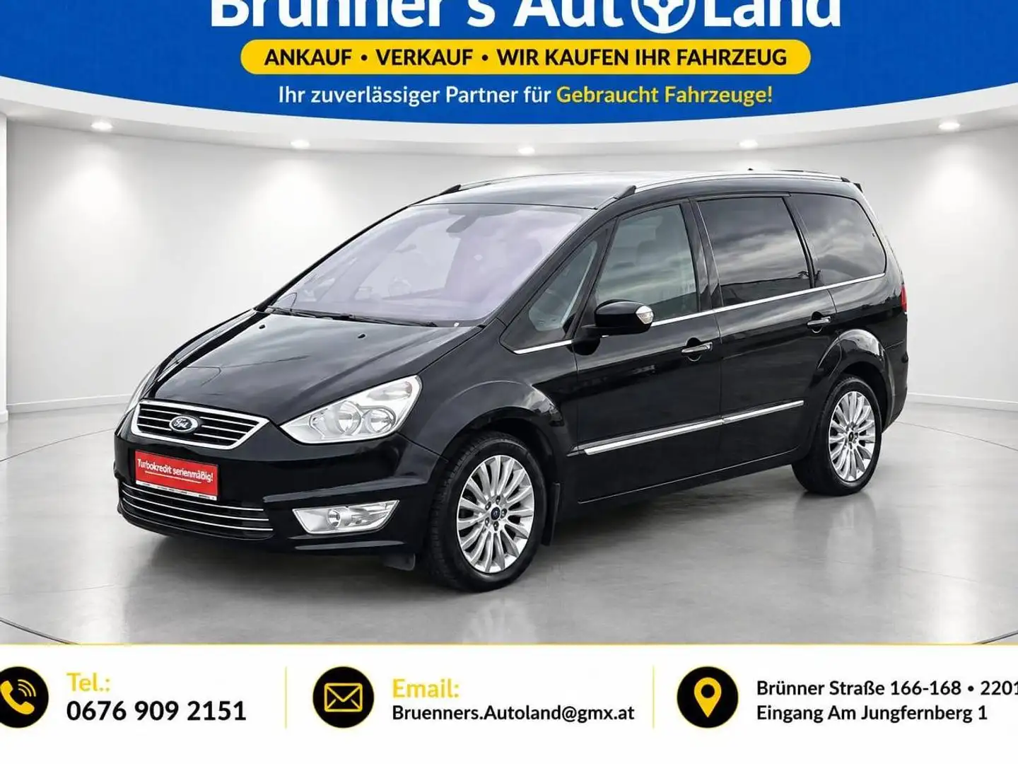 Ford Galaxy Titanium Schwarz - 1