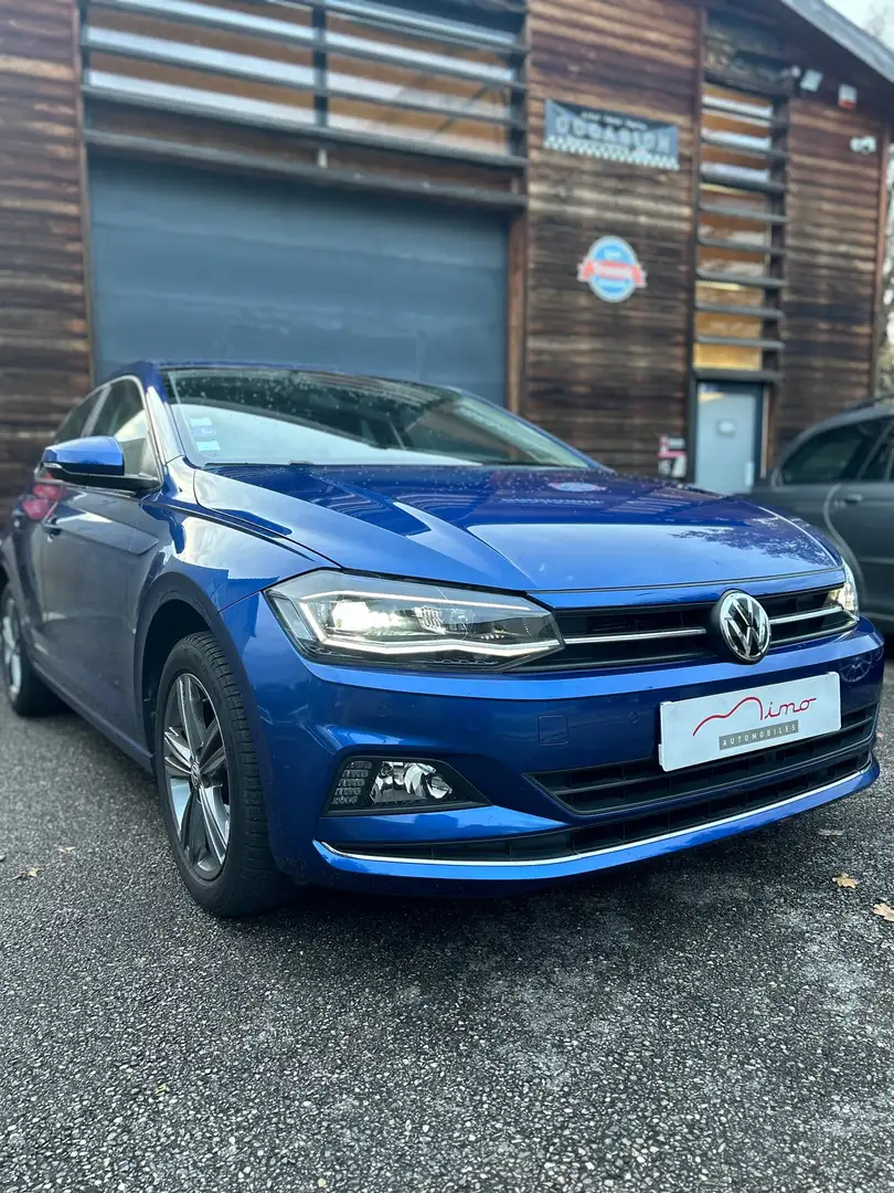 Volkswagen Polo 1.0 TSI DSG GARANTIE 12 MOIS Bleu - 1
