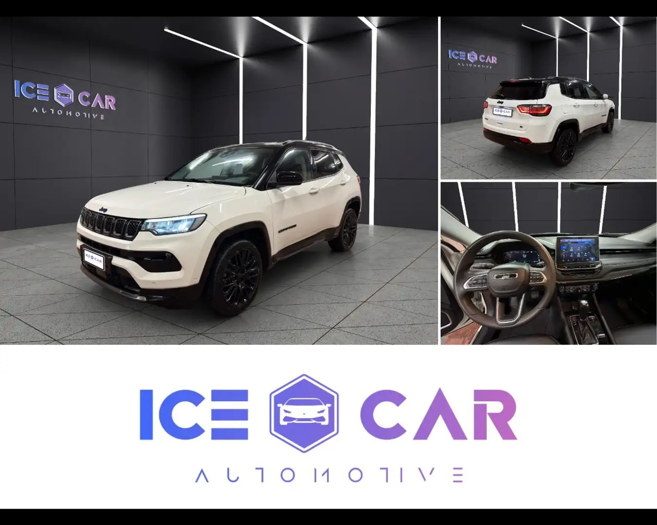 Jeep Compass 1.3 Turbo T4 240 CV PHEV AT6 4xe S Bianco - 1