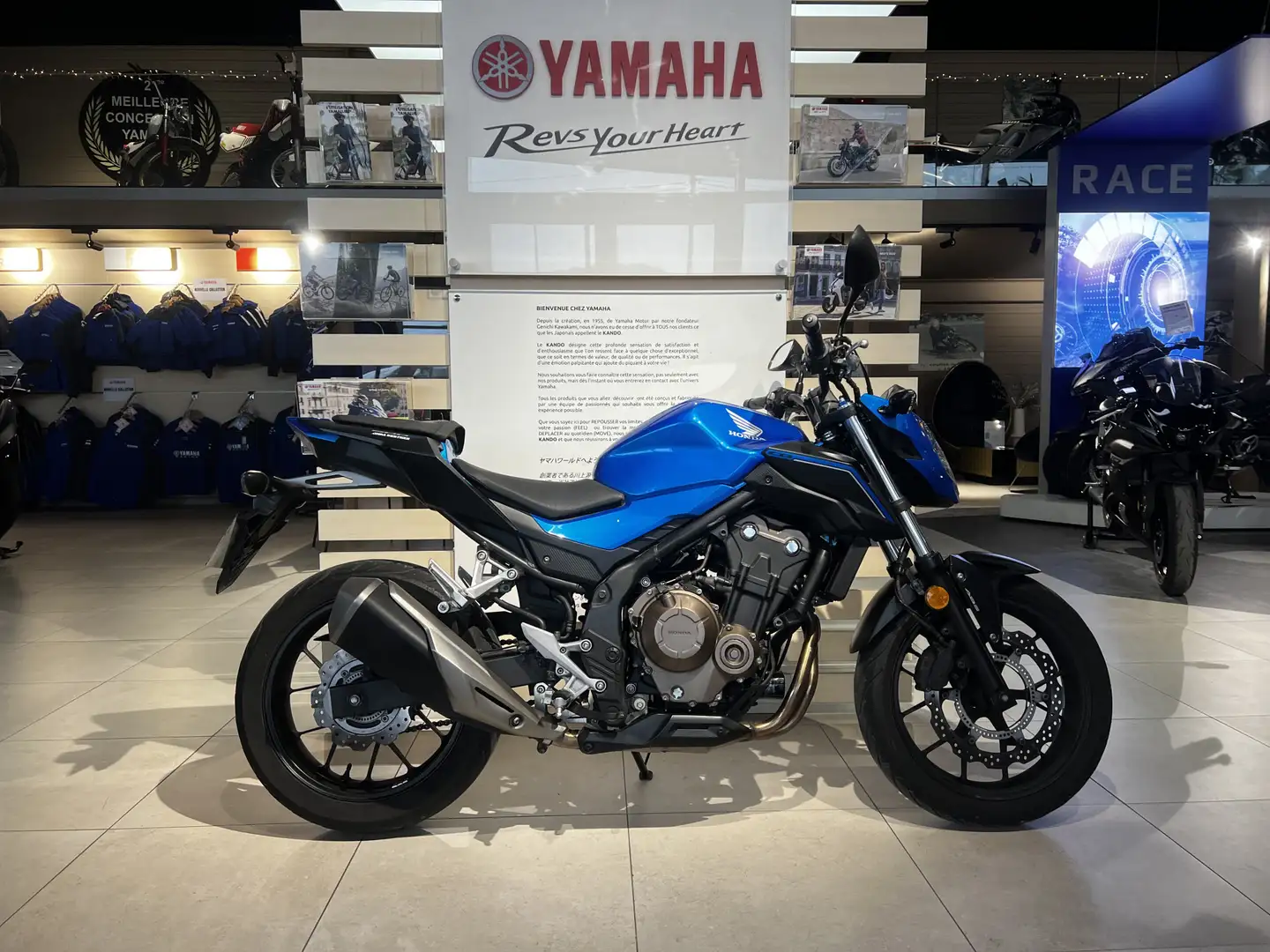 Honda CB 500 Синій - 1