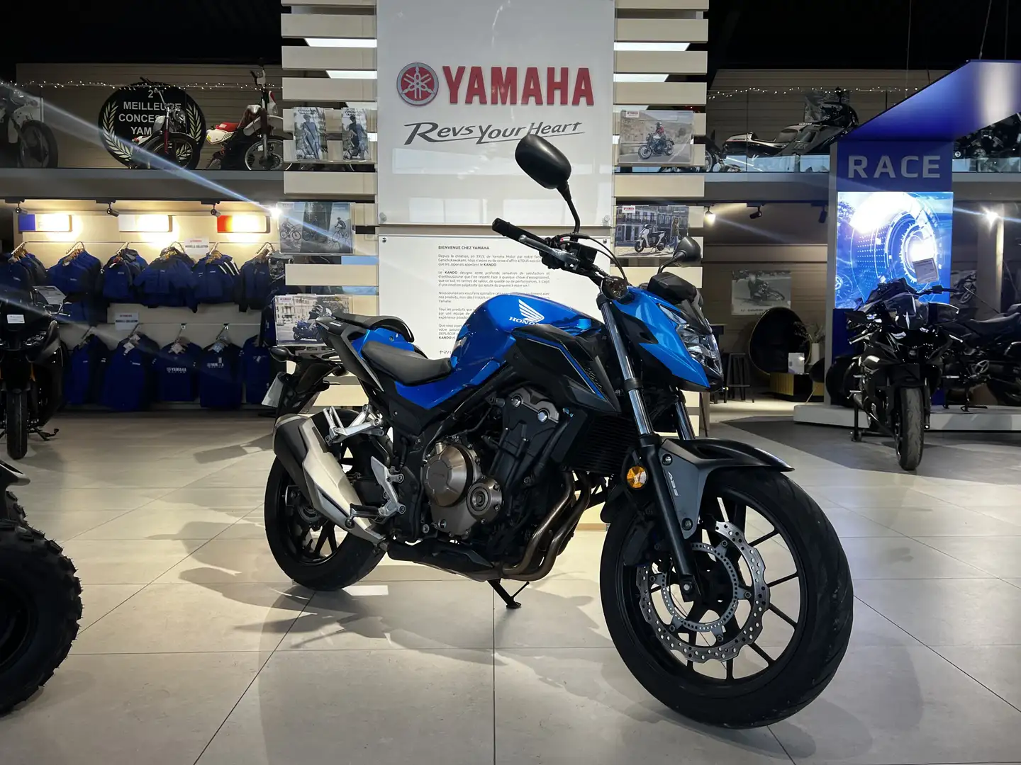 Honda CB 500 Blau - 2