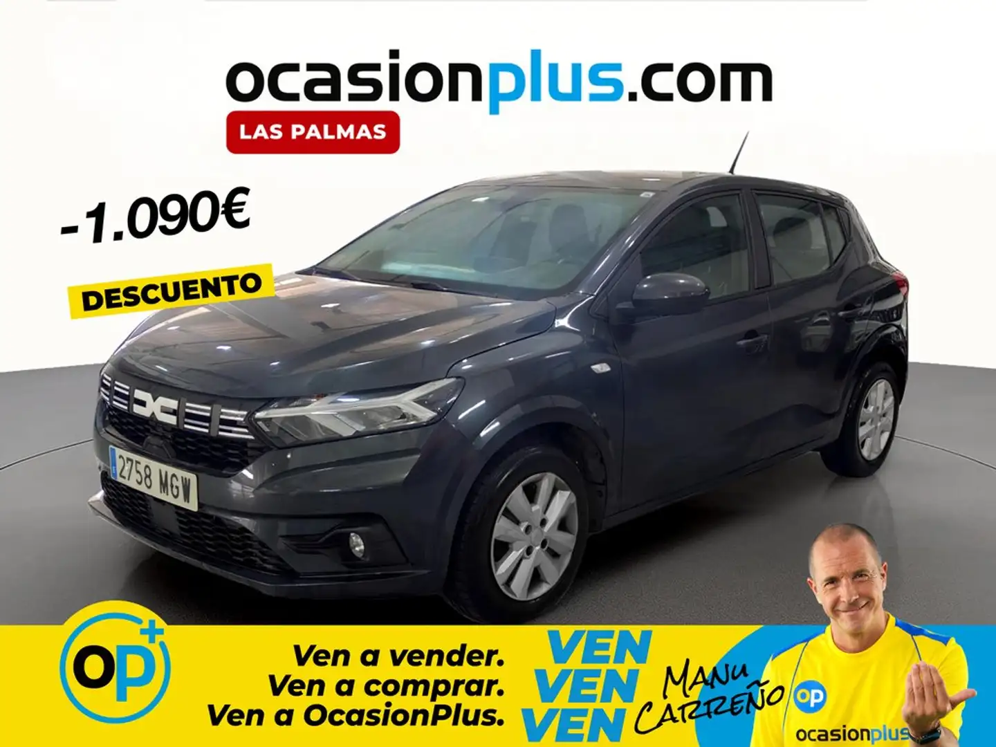 Dacia Sandero TCe Expresion 67kW Gris - 1