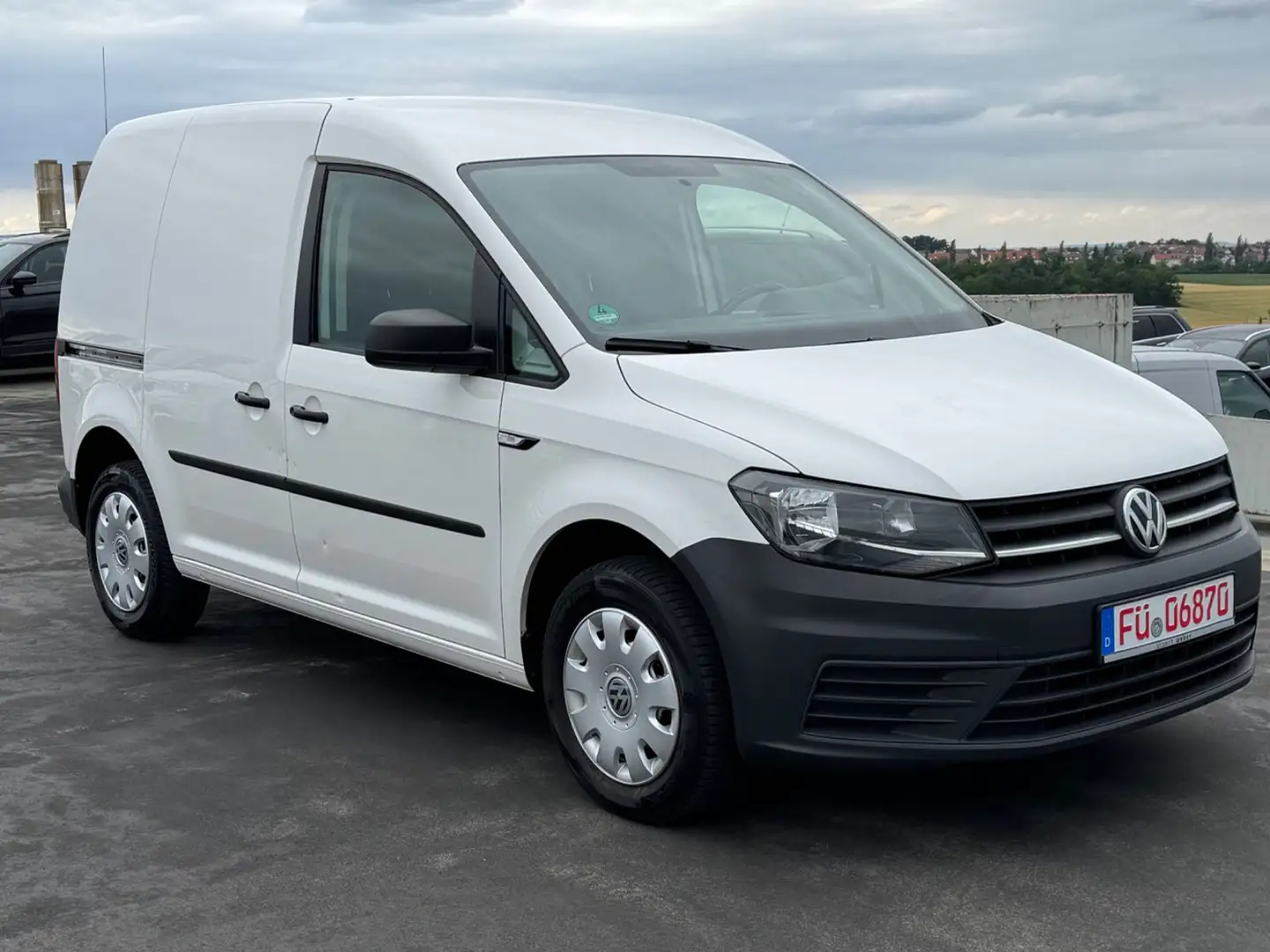 Volkswagen Caddy Kasten 2.0 TDI Klima Euro 6 PDC Blanc - 1