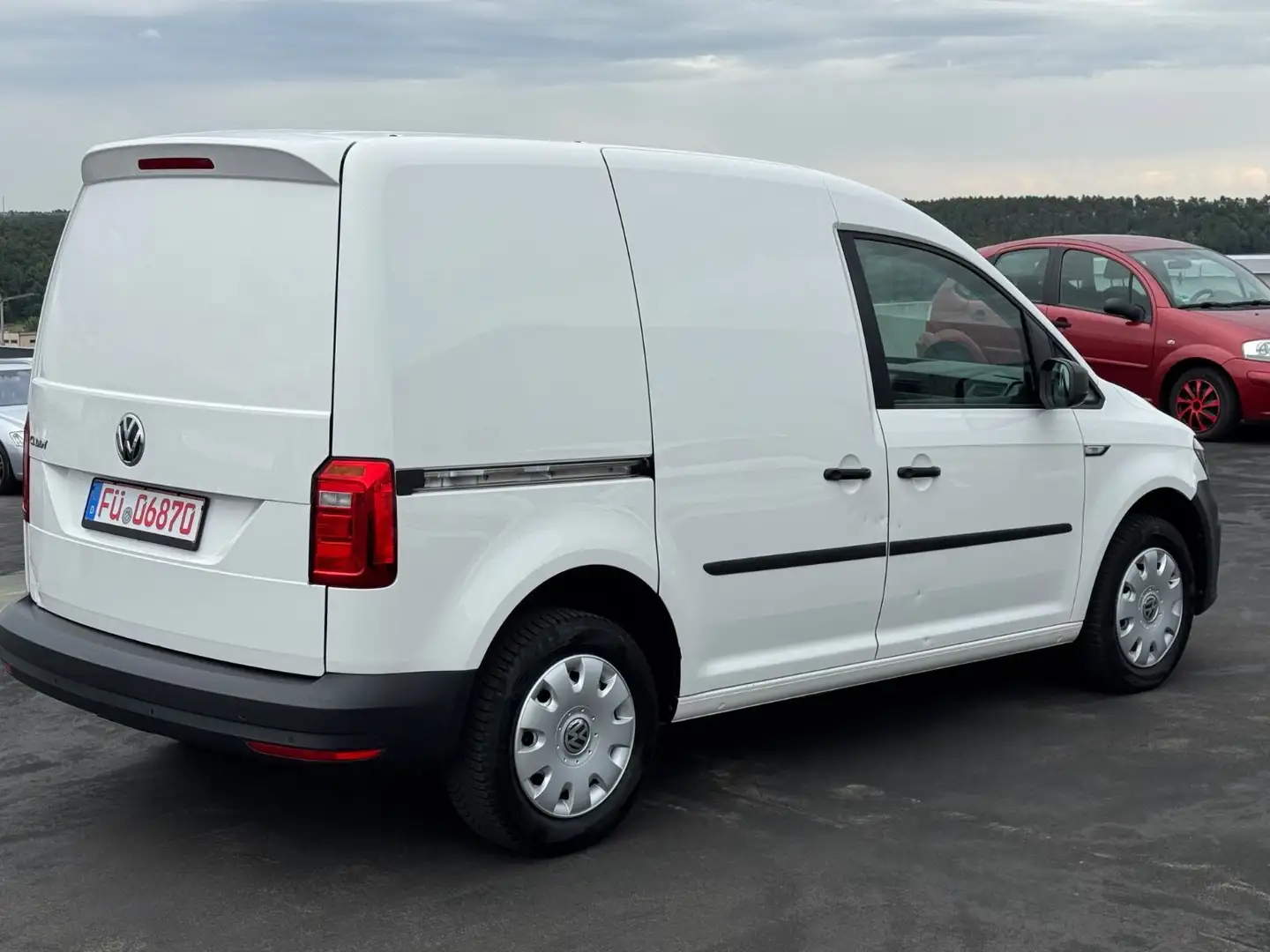 Volkswagen Caddy Kasten 2.0 TDI Klima Euro 6 PDC Blanc - 2