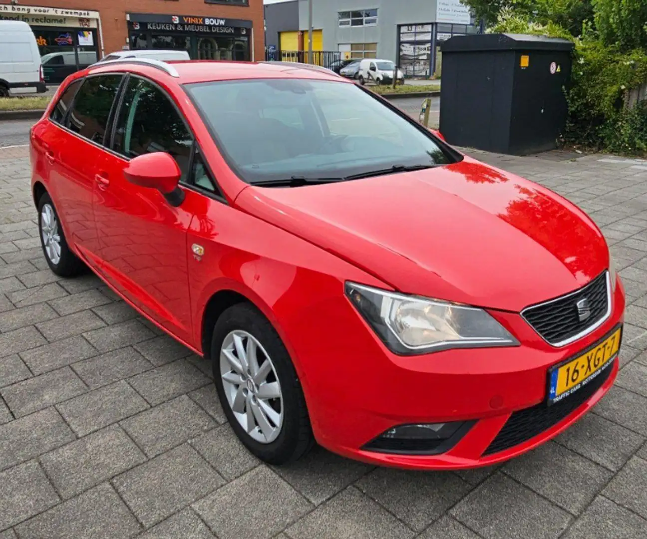 SEAT Ibiza ST,2eigenaar, airco , km nap,cruise Controle, nieu Roşu - 2