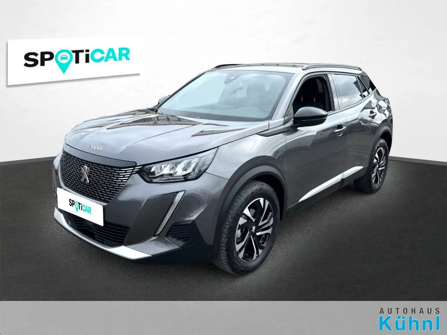 Peugeot 2008 Allure PureTech 130 EAT8 Automatik Grau - 1