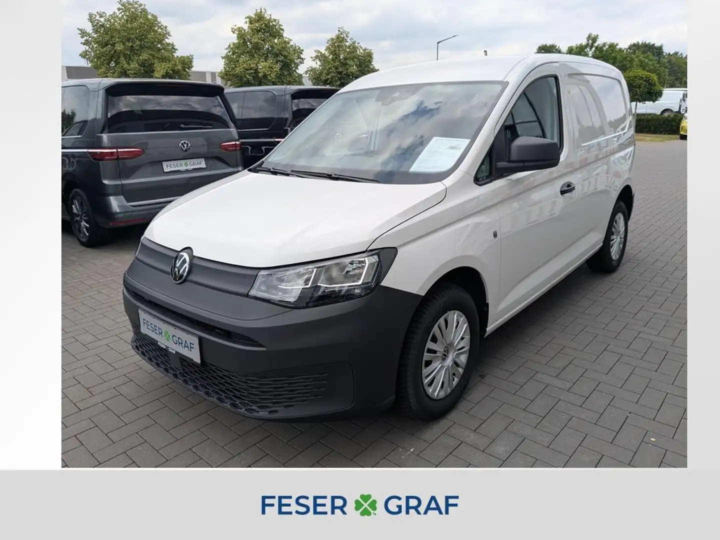 Volkswagen Caddy Cargo GJR Klima SH Weiß - 1