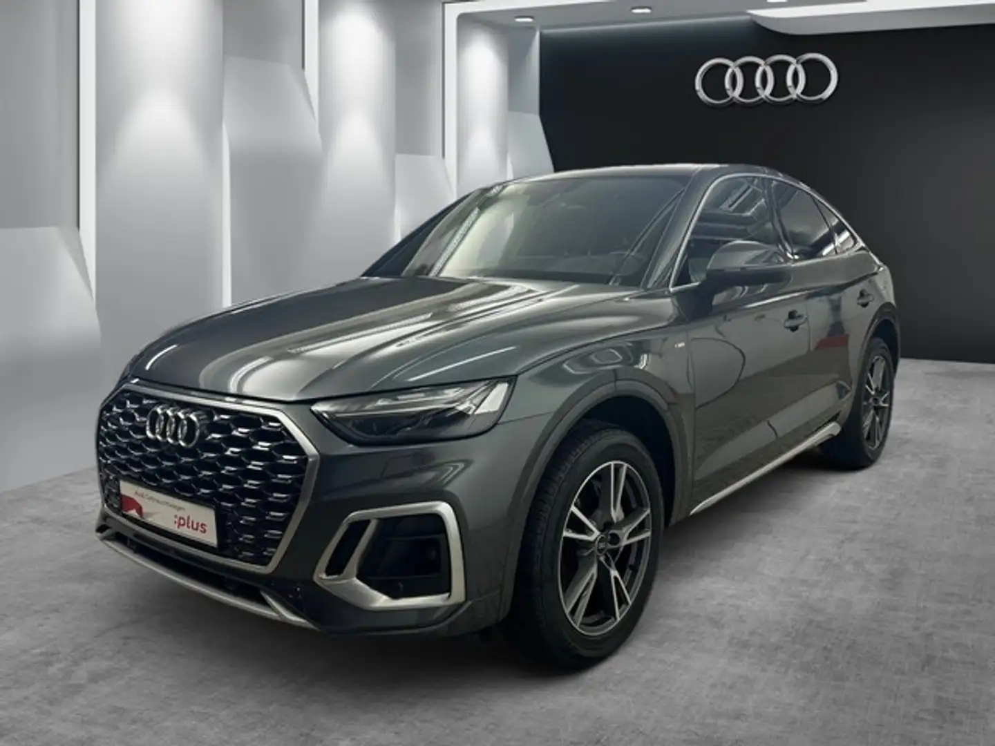 Audi Q5 Sportback S line 50TFSI e MATRIX LED LEDER Gris - 2