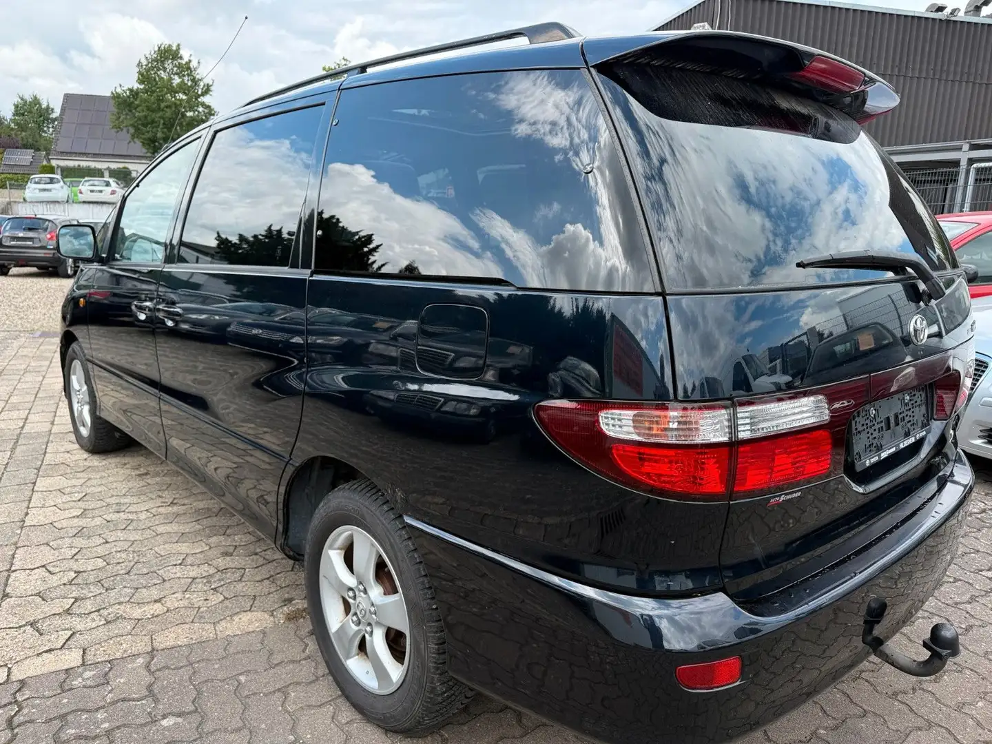 Toyota Previa 2.4  6Sitzer Auto ,Klima,Schiebedach,AHK Чорний - 2