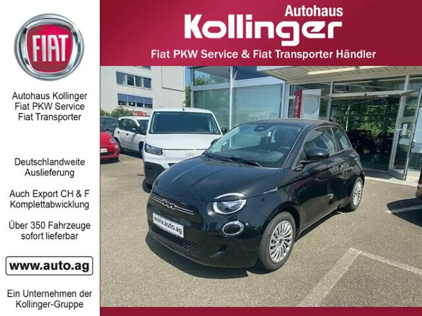 Fiat 500e LIMO 42kWh UCONNECT K-ENTRY Schwarz - 1