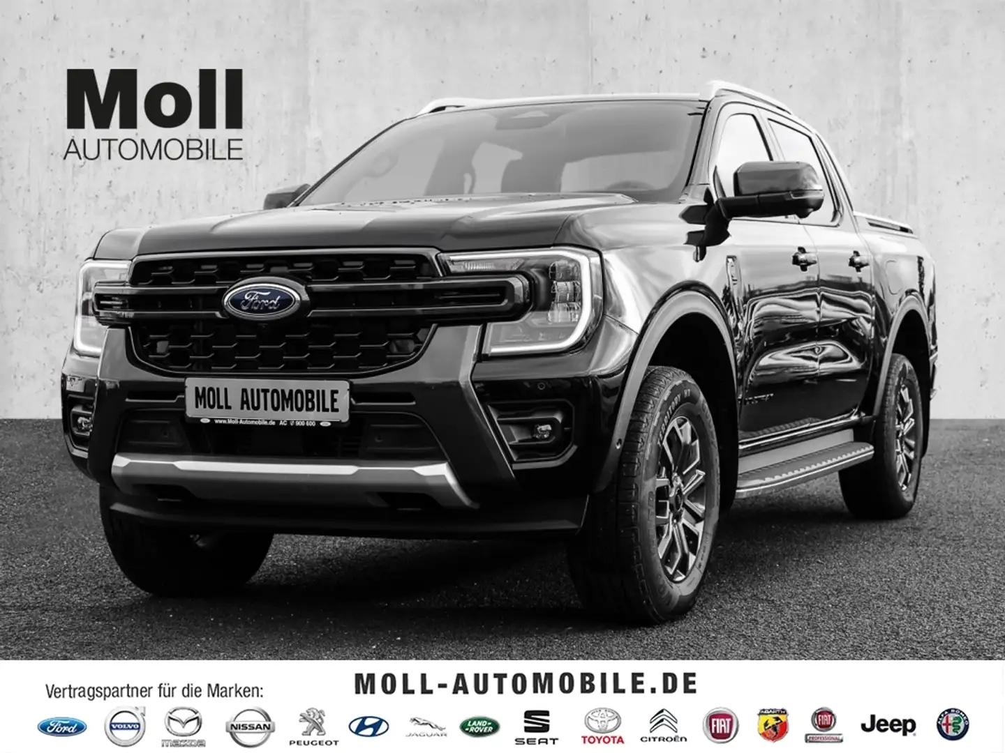 Ford Ranger Doka Wildtrak 205PS E-4WD Rollo Tech71 B&O Allrad Negro - 1
