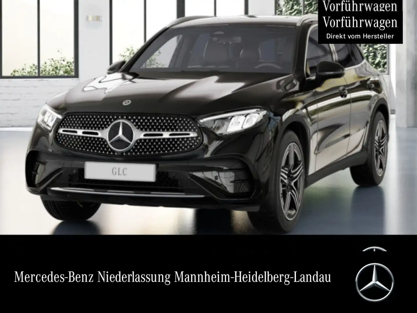 Mercedes-Benz GLC 200 4M AMG+AHK+LED+KAMERA+KEYLESS+9G Schwarz - 1