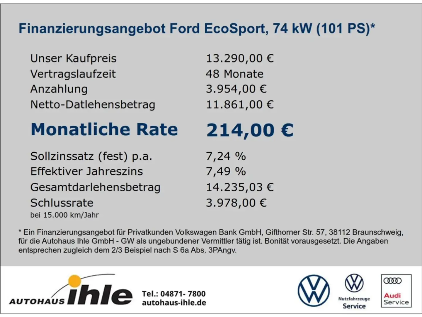 Ford EcoSport 1,0 EcoBoost Cool&Connect LENKRADHZG+TEMP Grau - 2