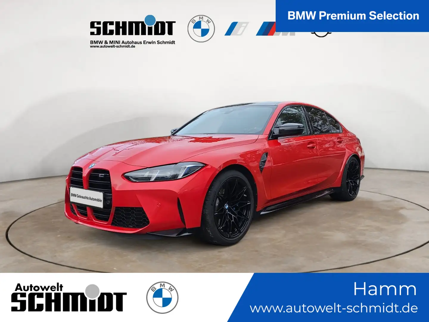 BMW M3 Competition + GARANTIE-bis-03.2030 Rot - 1