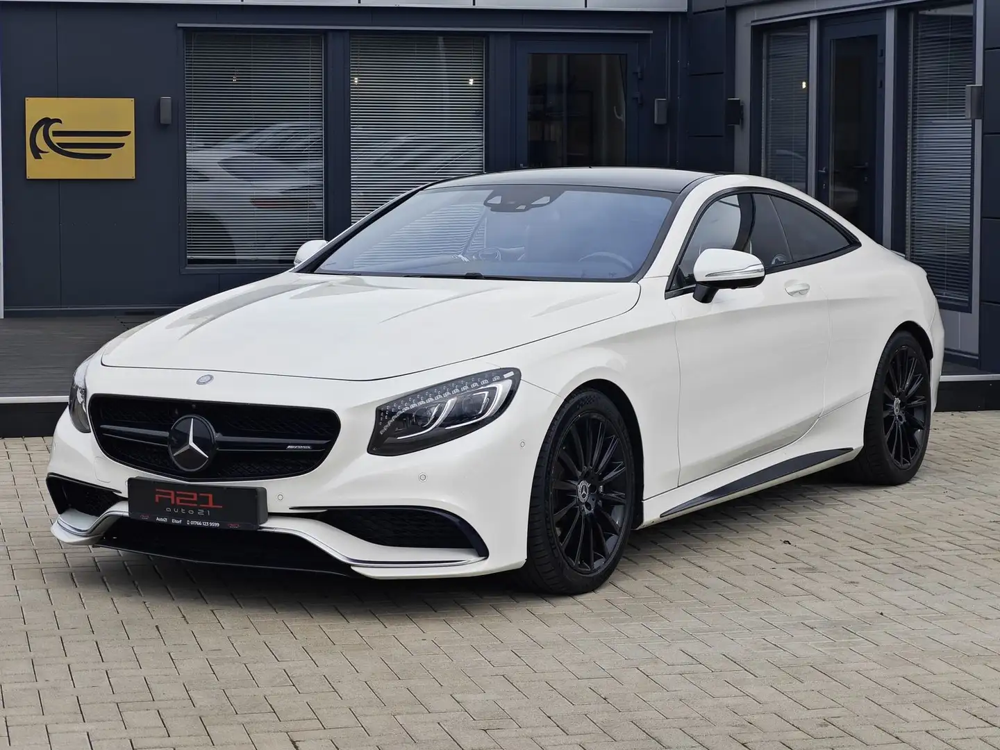 Mercedes-Benz S 63 AMG 4M Swarovski|Burmester High-End|HUD|360 Blanc - 1