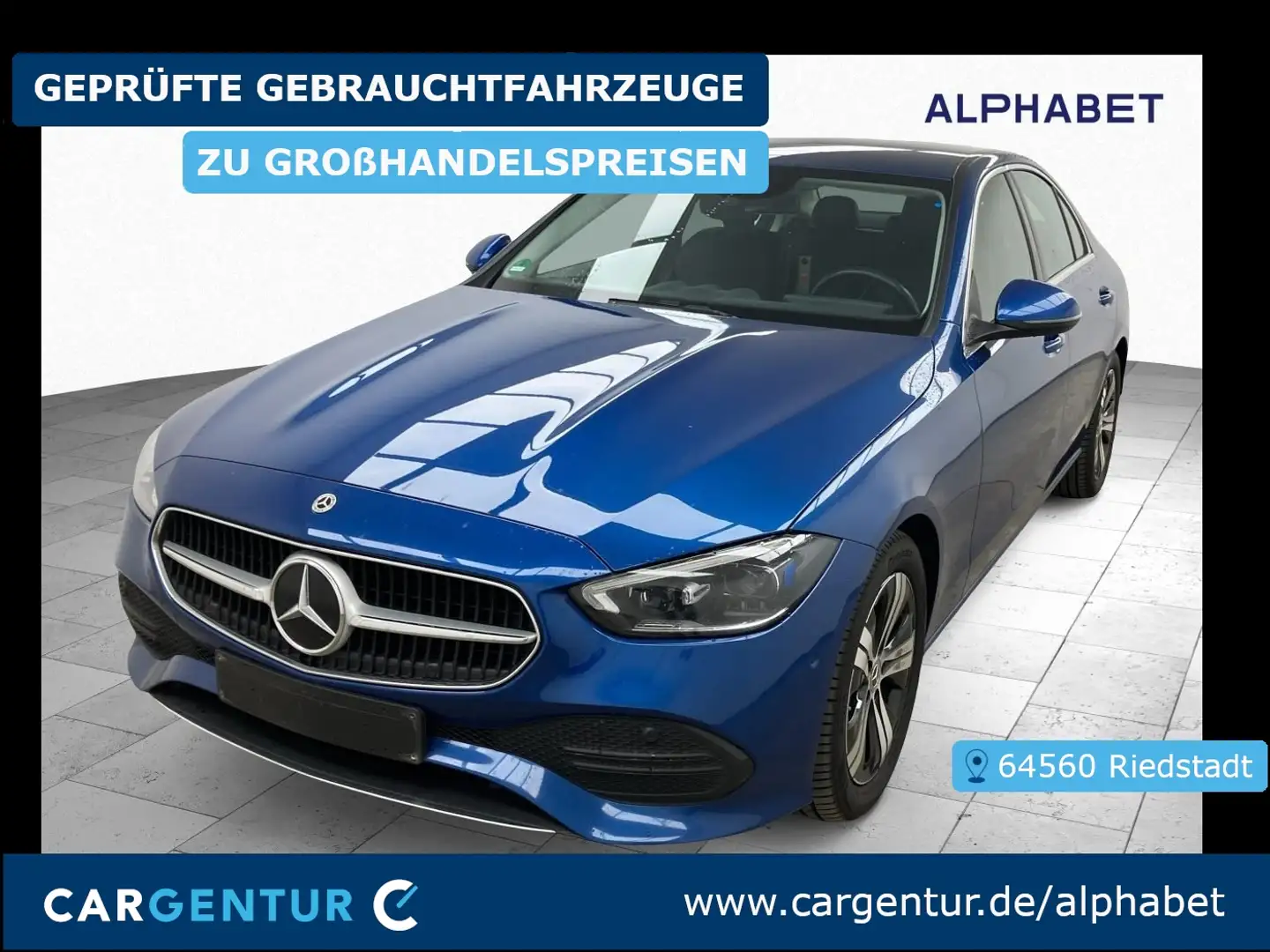 Mercedes-Benz C 300 d Avantgarde AHK ACC Key LED Lane Navi AUT Bleu - 1