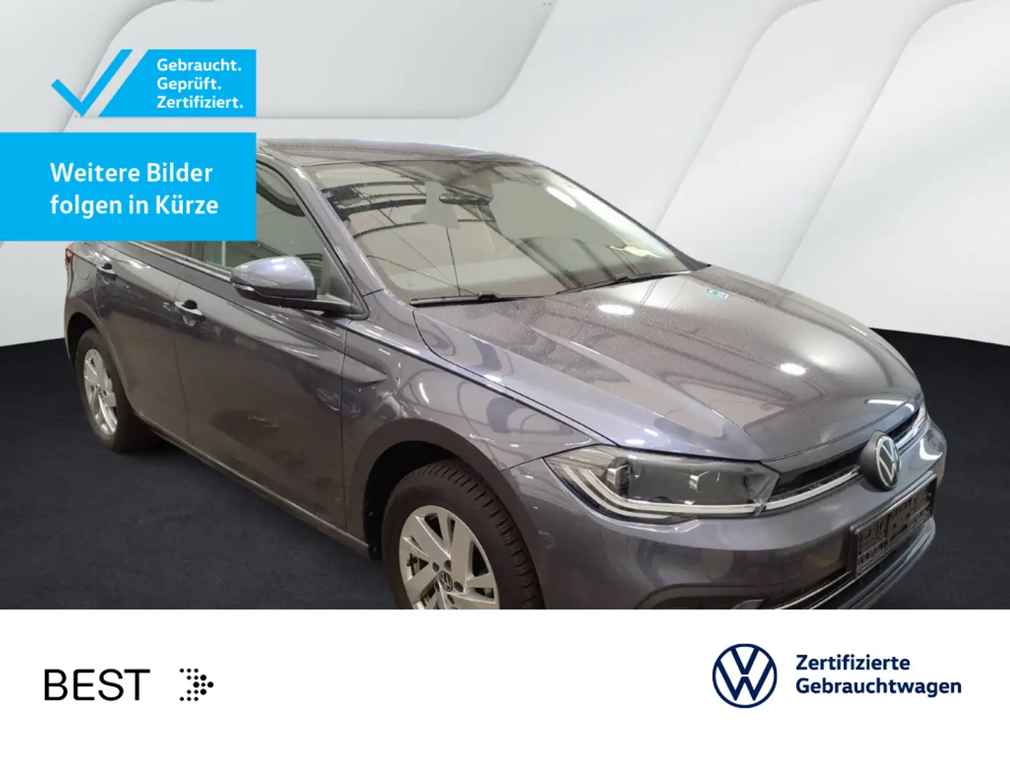 Volkswagen Polo 1.0 TSI DSG STYLE*IQ.LIGHT*NAVI*KLIMA*PDC*S Grau - 1