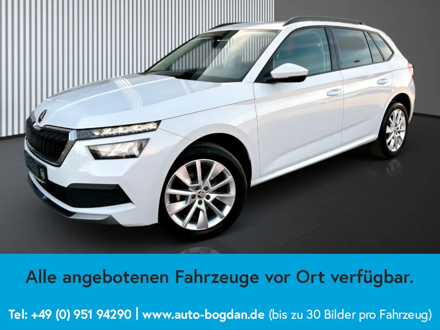 Skoda Kamiq Ambition LED*Navi*Tempomat*PDC*TÜV/Service neu Weiß - 2