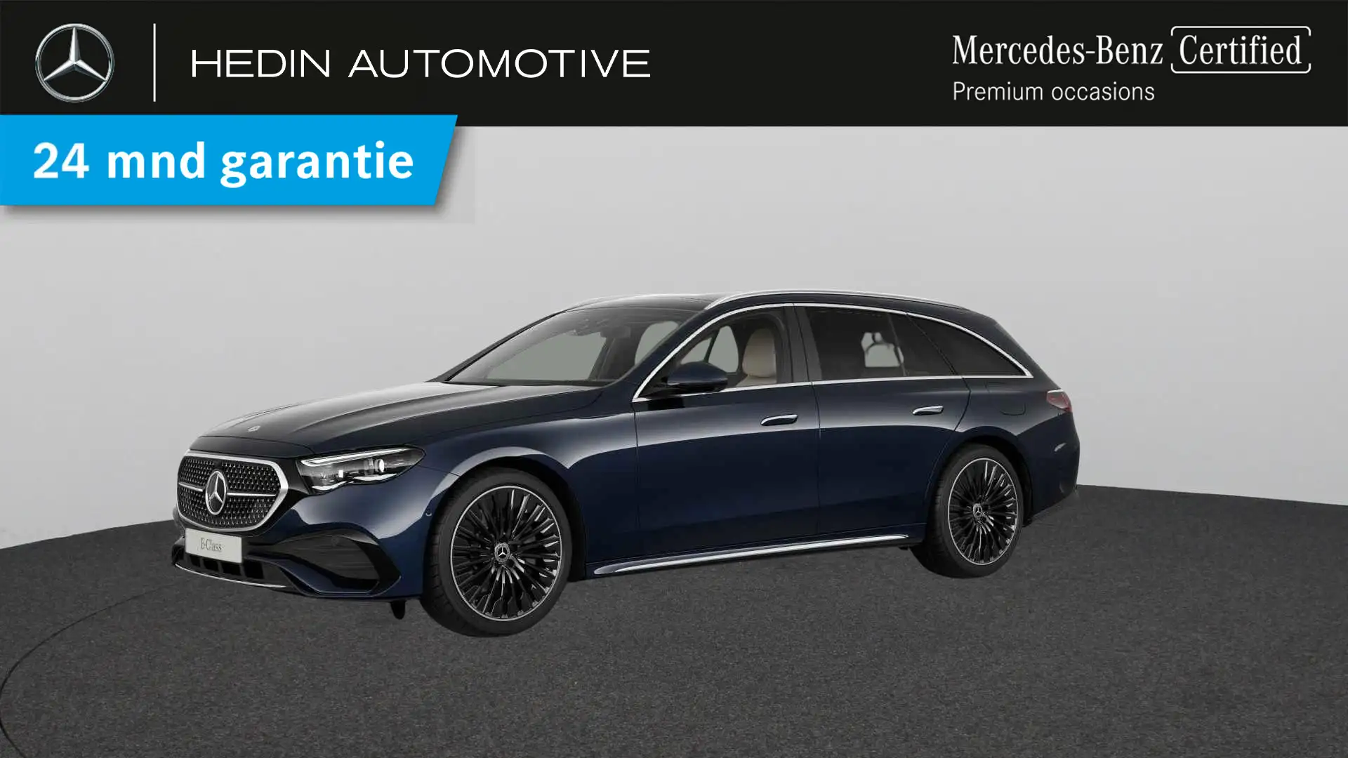 Mercedes-Benz E 300 e Break AMG Line | Panoramisch Dak | Trekhaak |  G Blauw - 1