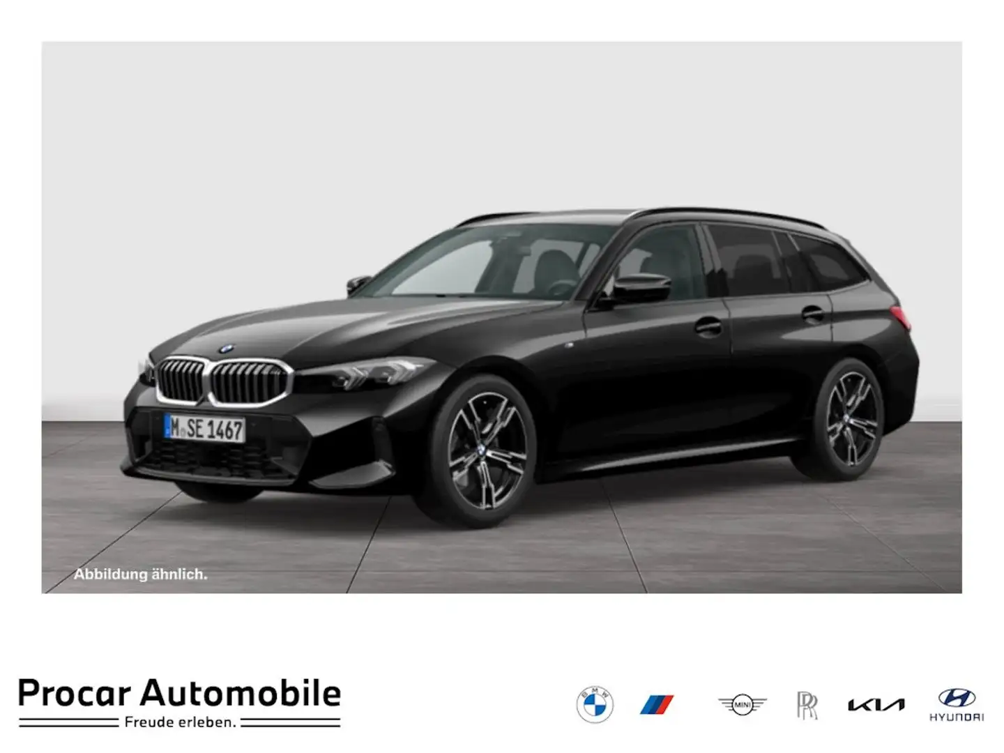 BMW 320 i Touring M Sport AHK DA PA ACC HiFi 18" Negru - 1