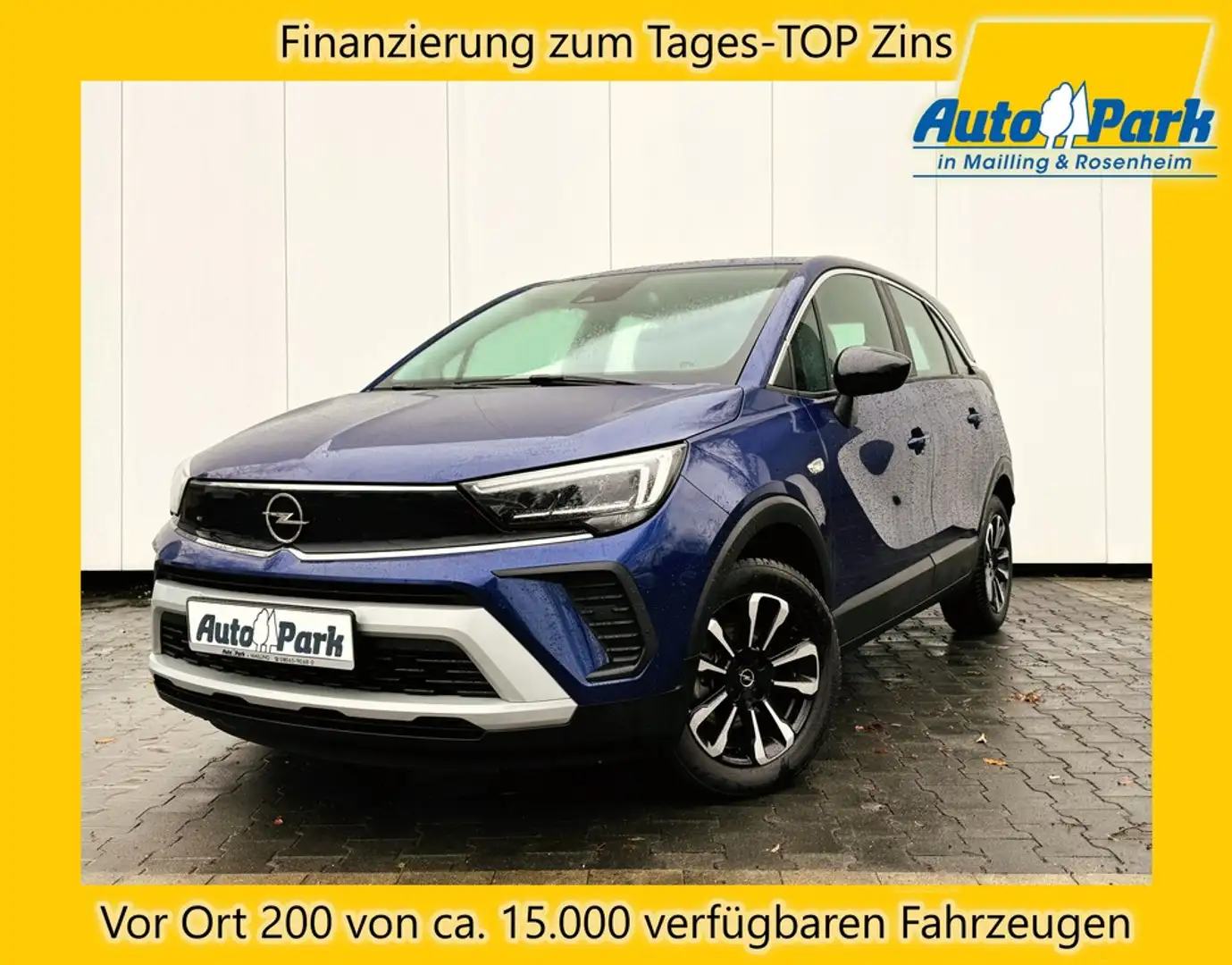 Opel Crossland 1.2 Aut. Elegance NAVI~LED~SHZ~RFK Синій - 1