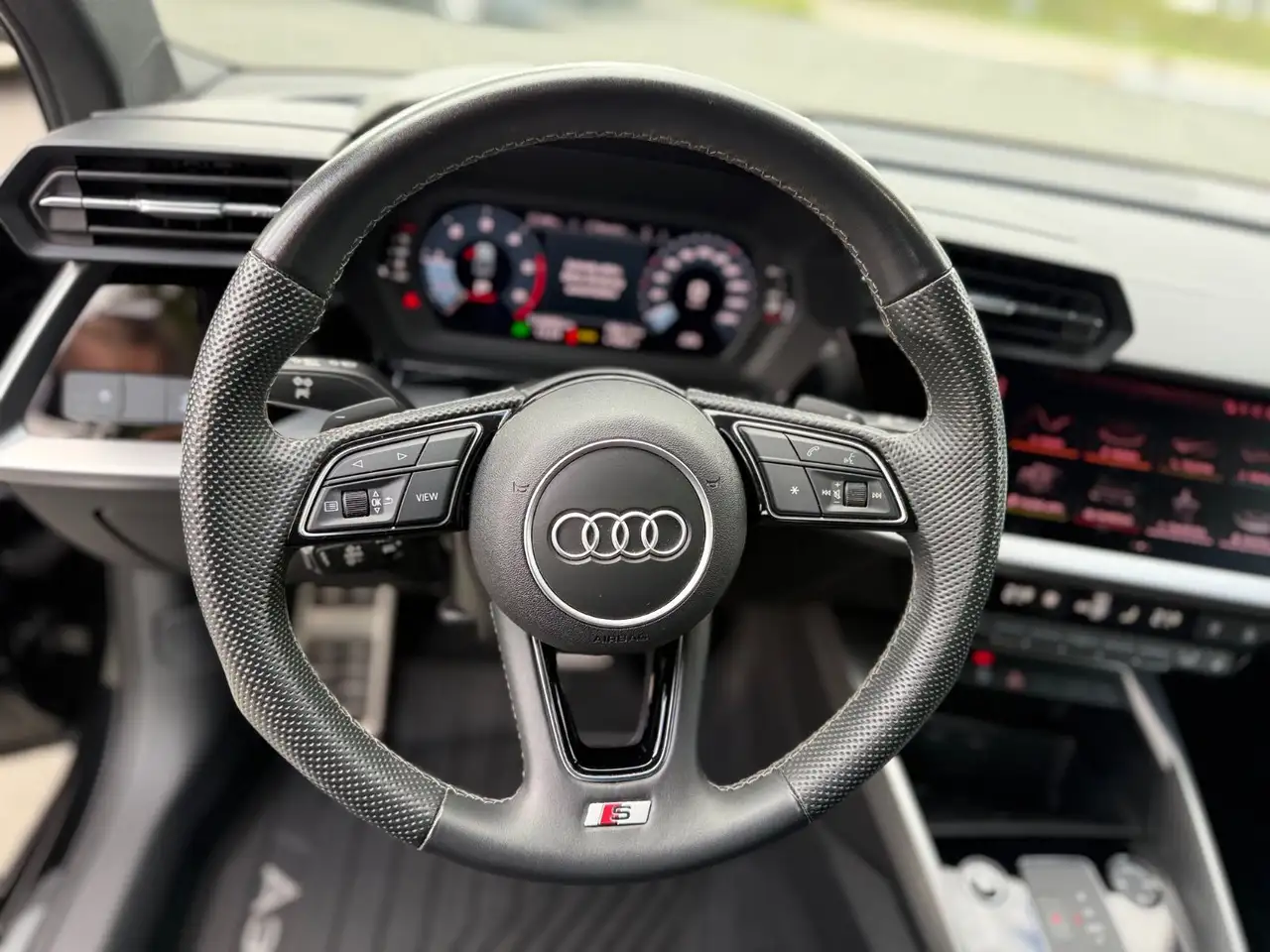 Audi A3 2.0TDI S Line Virtual Spur AppleCar 8xbereift, миниатюра 13